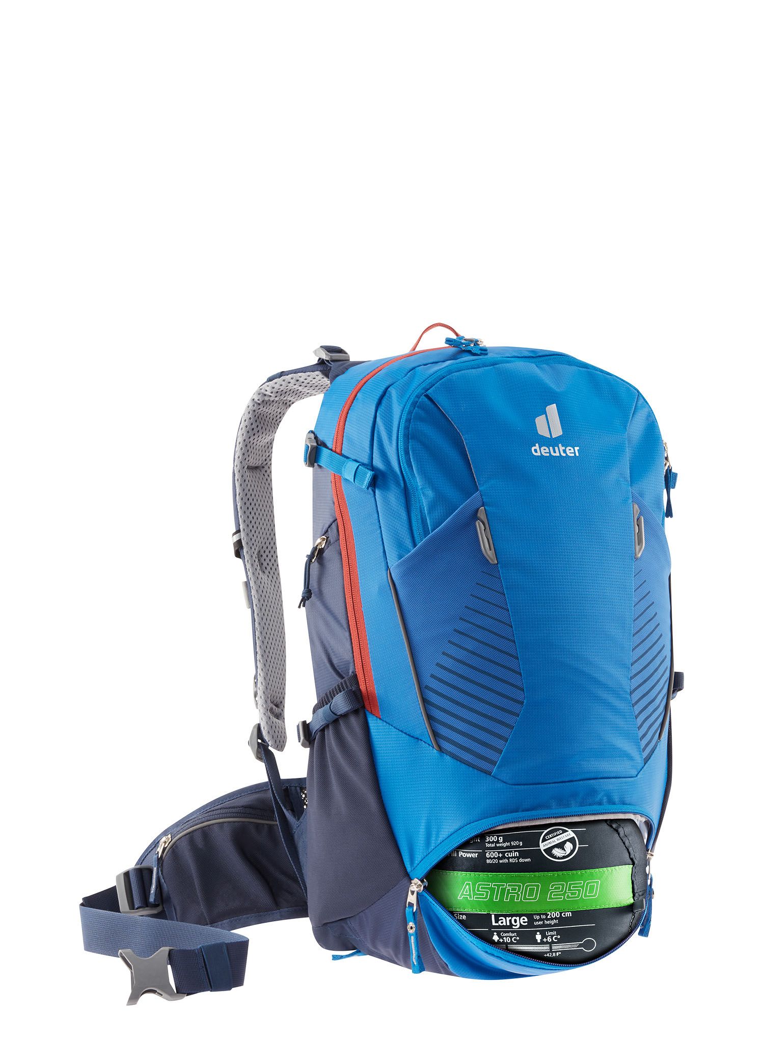 Cyklistický batoh Deuter Trans Alpine 24 - lapis/navy