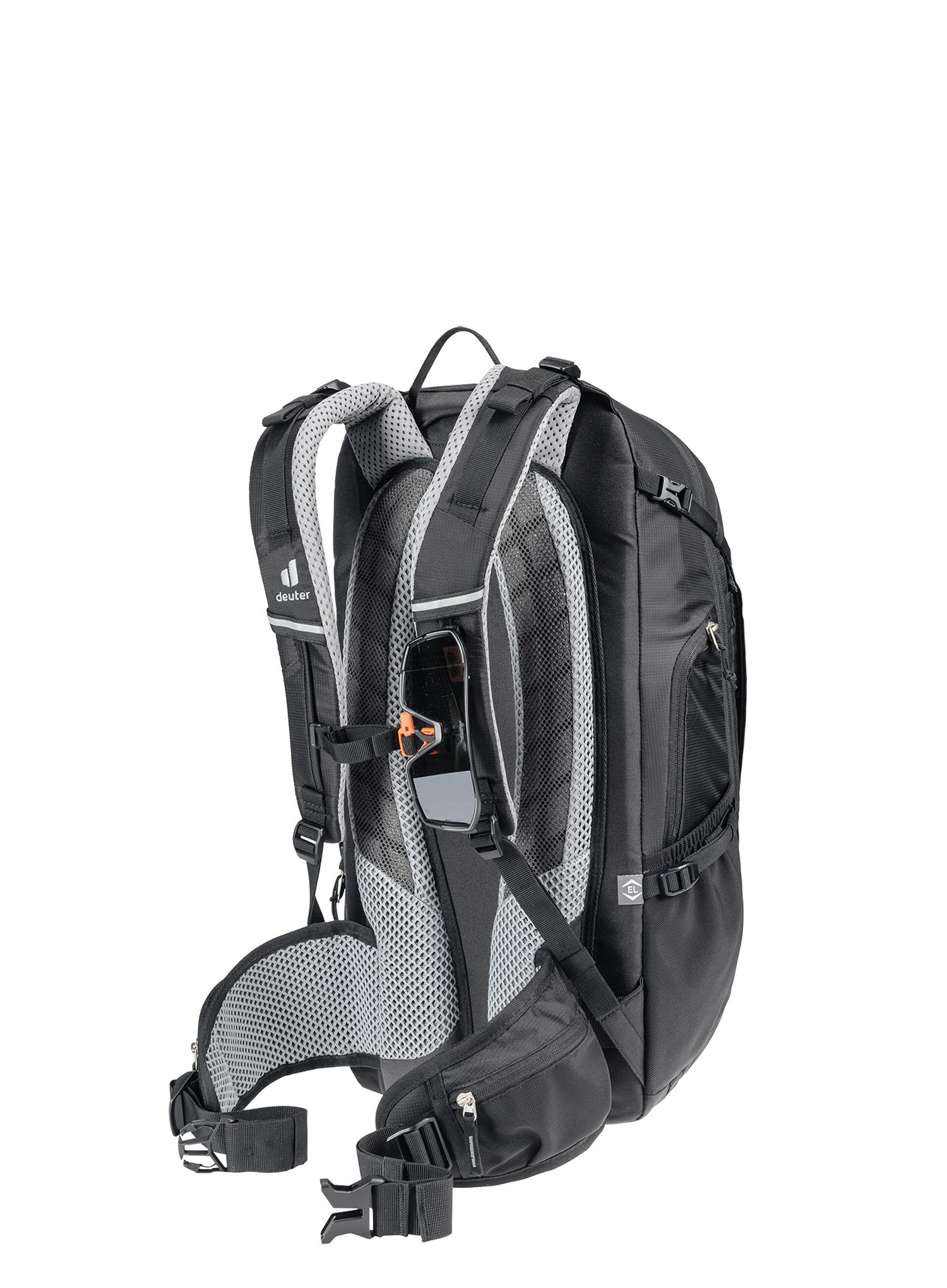 Batoh na kolo Deuter Trans Alpine 32 EL - black/black