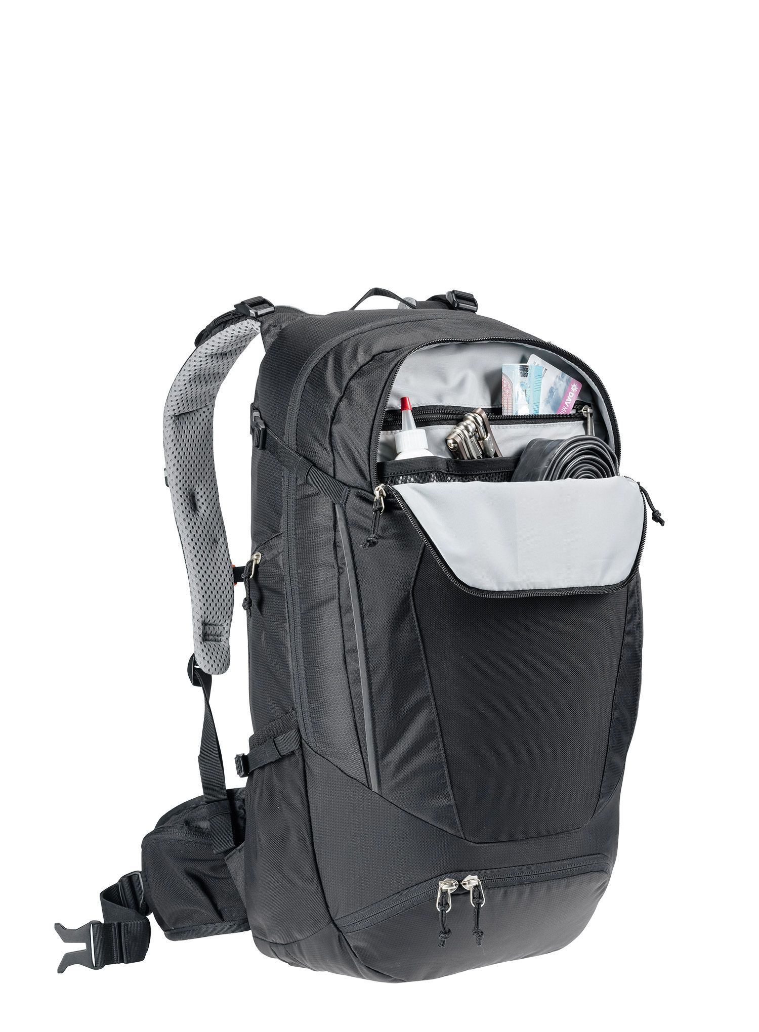 Batoh na kolo Deuter Trans Alpine 32 EL - black/black