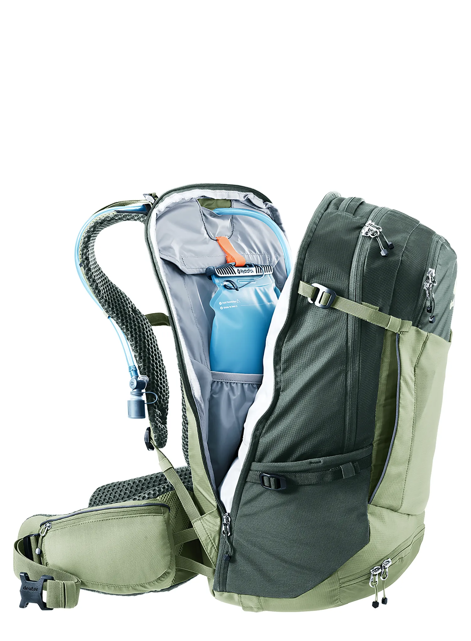 Batoh na kolo Deuter Trans Alpine Pro 28 - grove/ivy