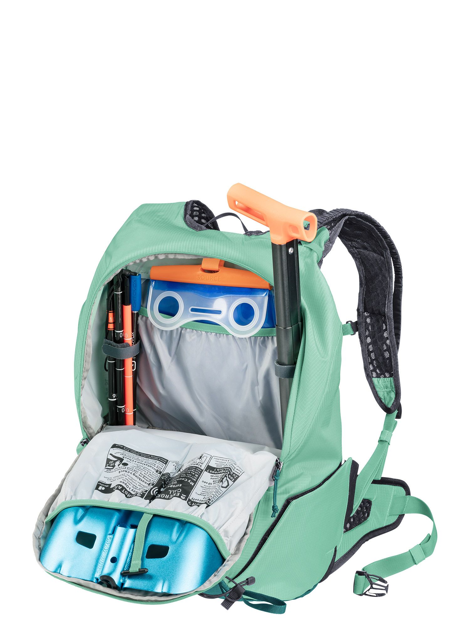 Skialpový batoh Deuter Updays 24 SL - deep sea/spearmint