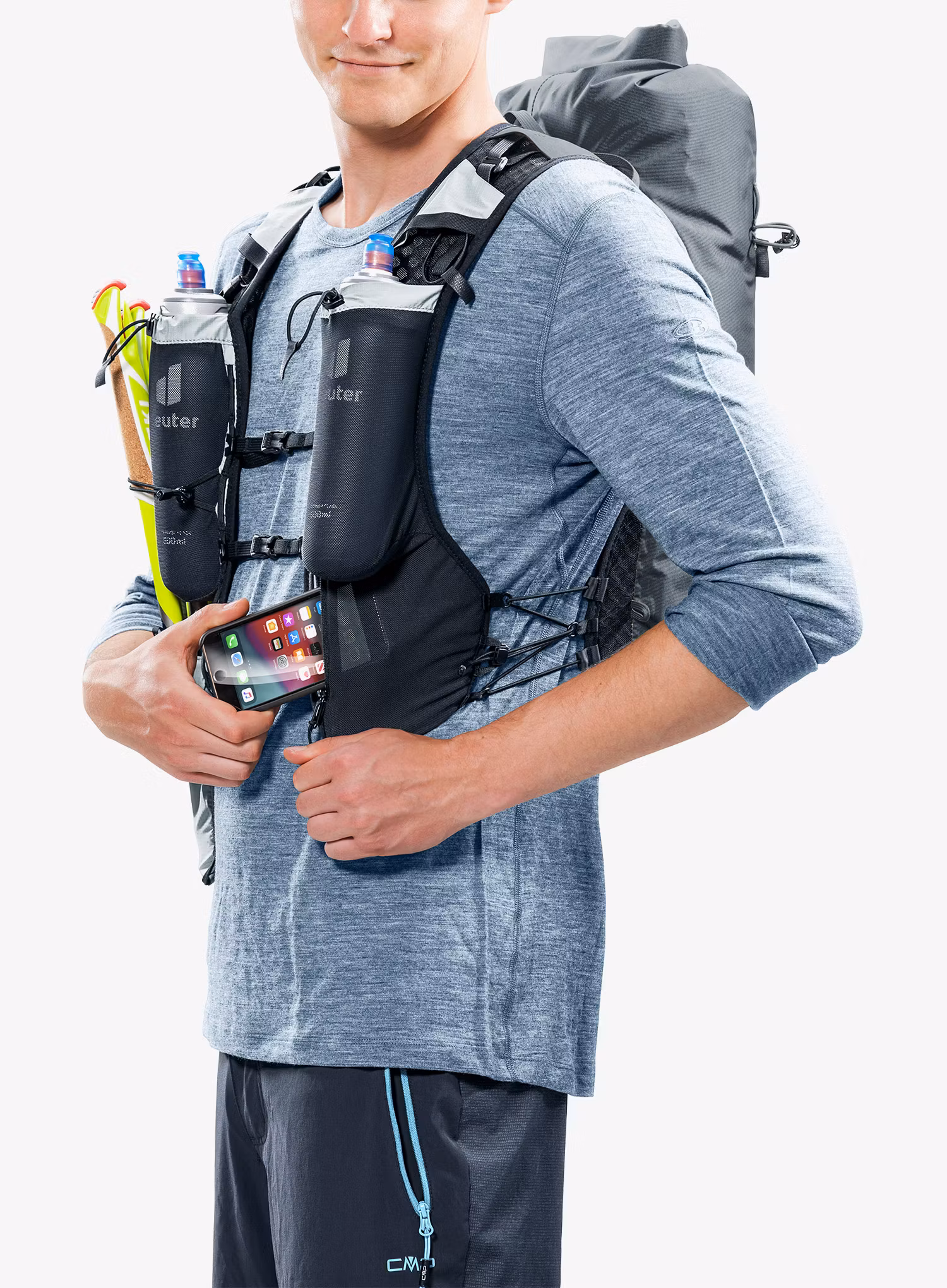 Batoh na hory Deuter Vertrail 16 - graphite/tin