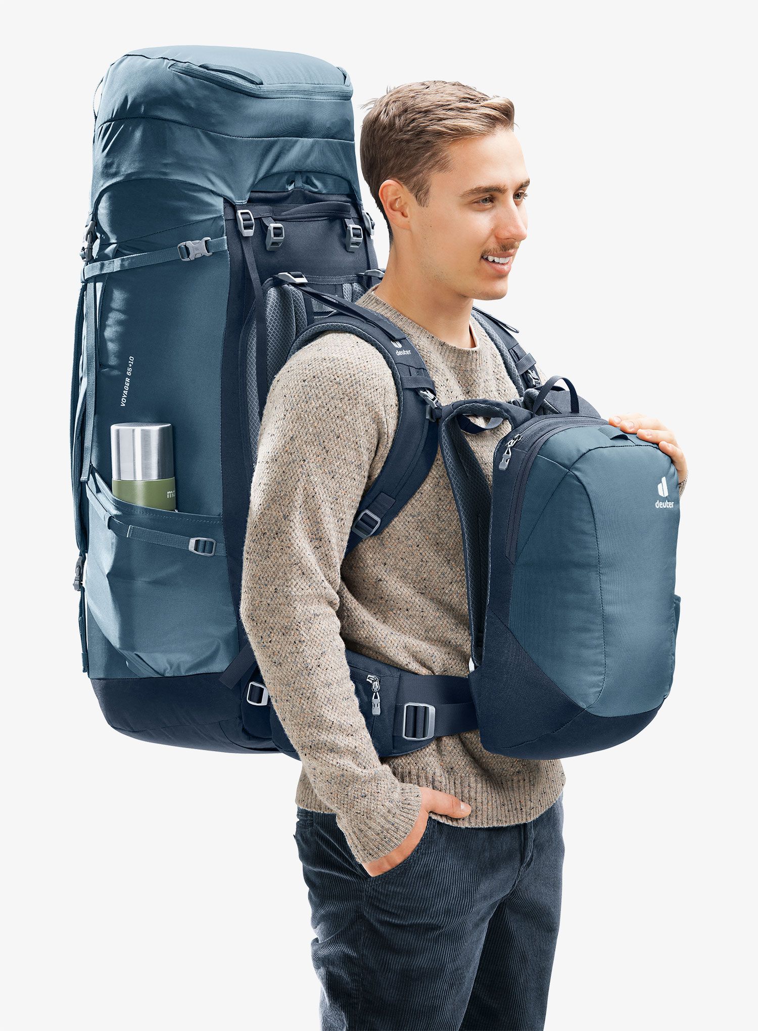 Cestovní batoh Deuter Voyager 65+10 - atlantic/ink