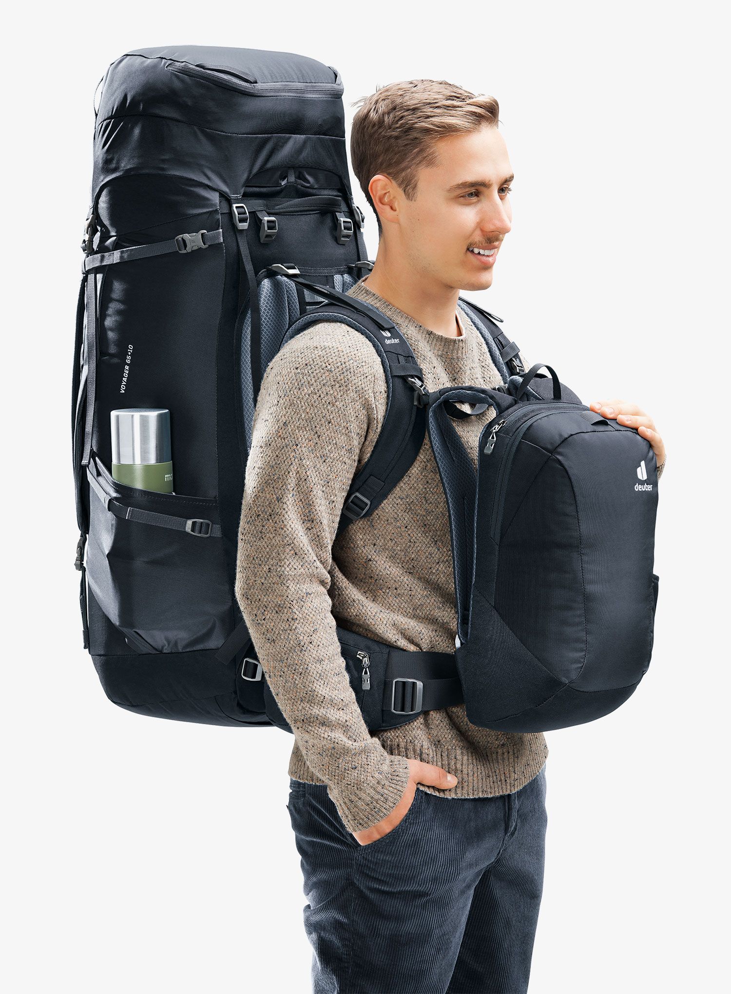 Cestovní batoh Deuter Voyager 65+10 - black