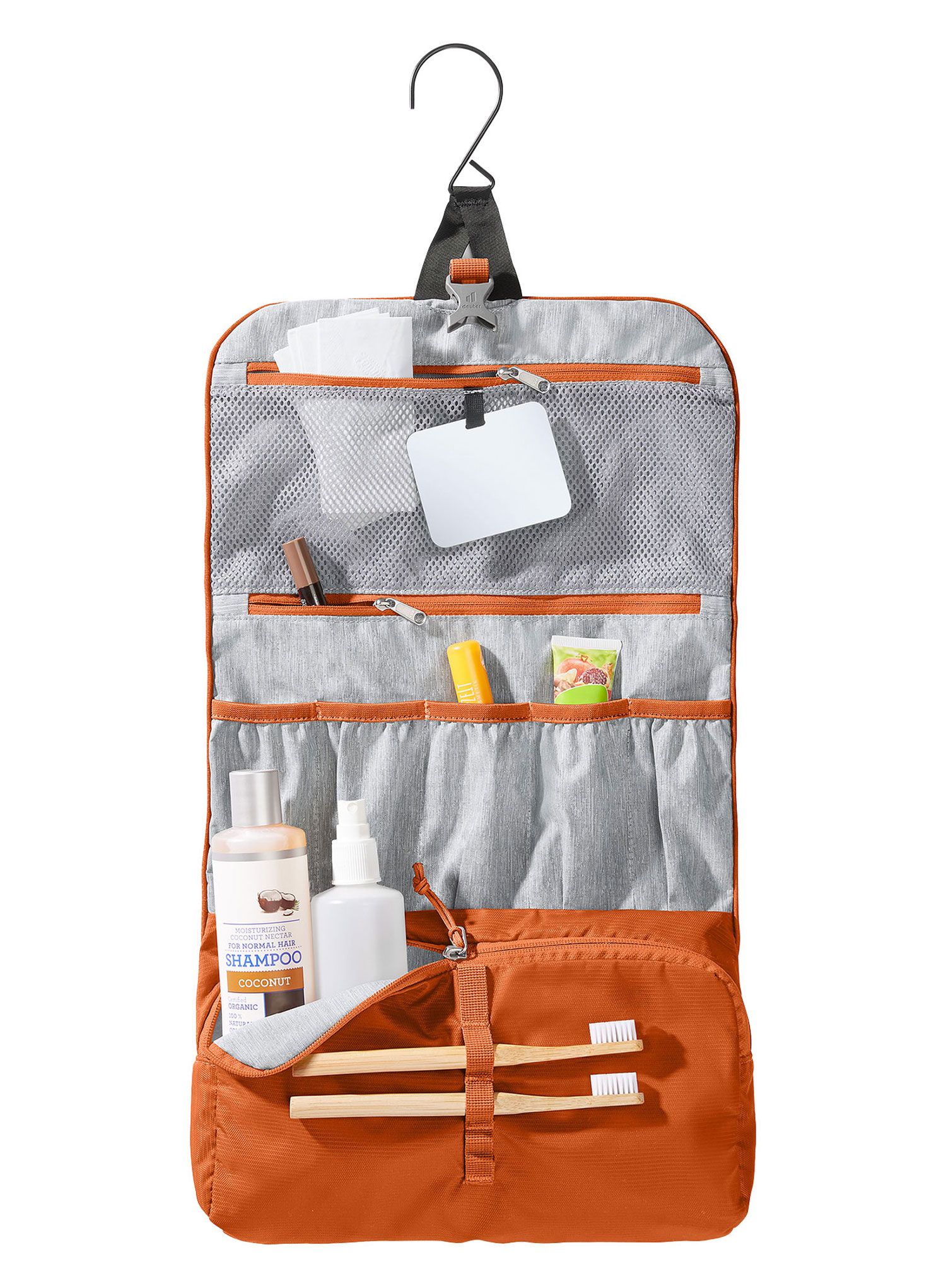 Kosmetická taštička Deuter Wash Bag II - chestnut