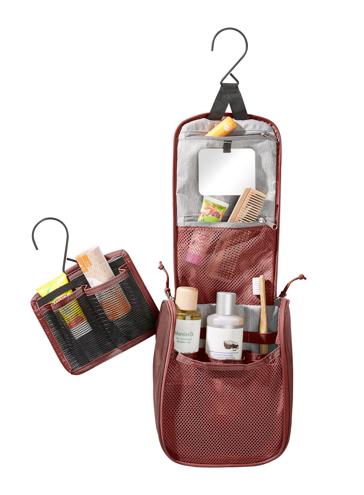 Kosmetická taštička Deuter Wash Center I - caspia/raisin