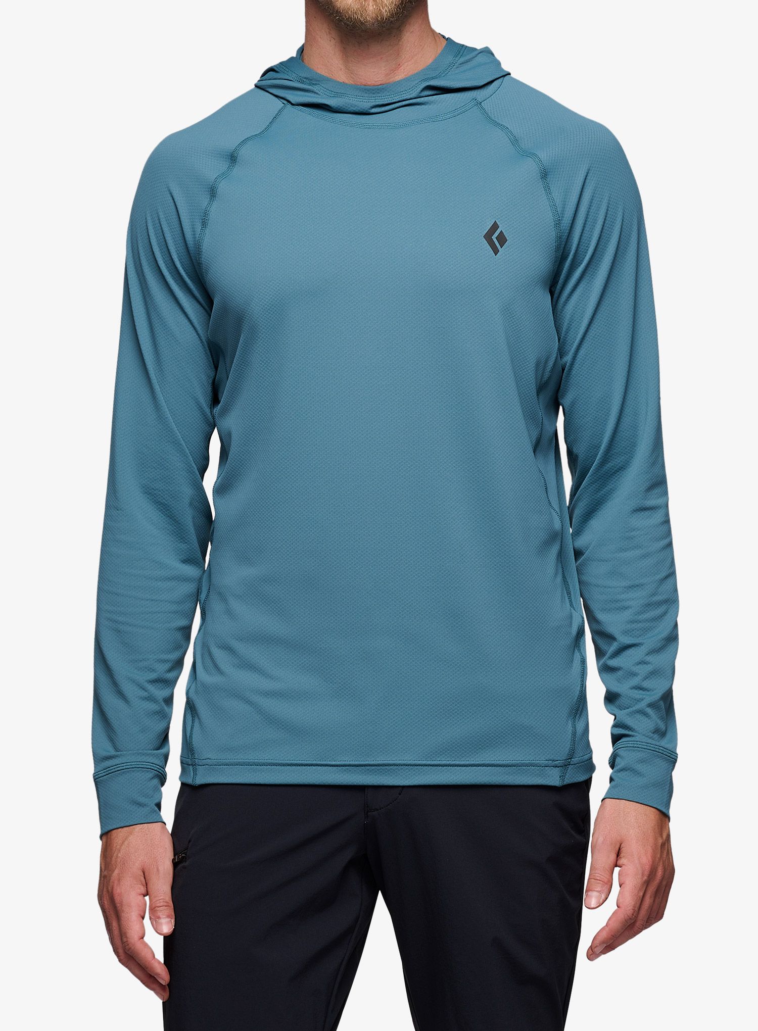 Mikina Black Diamond Alpenglow Hoody - creek blue