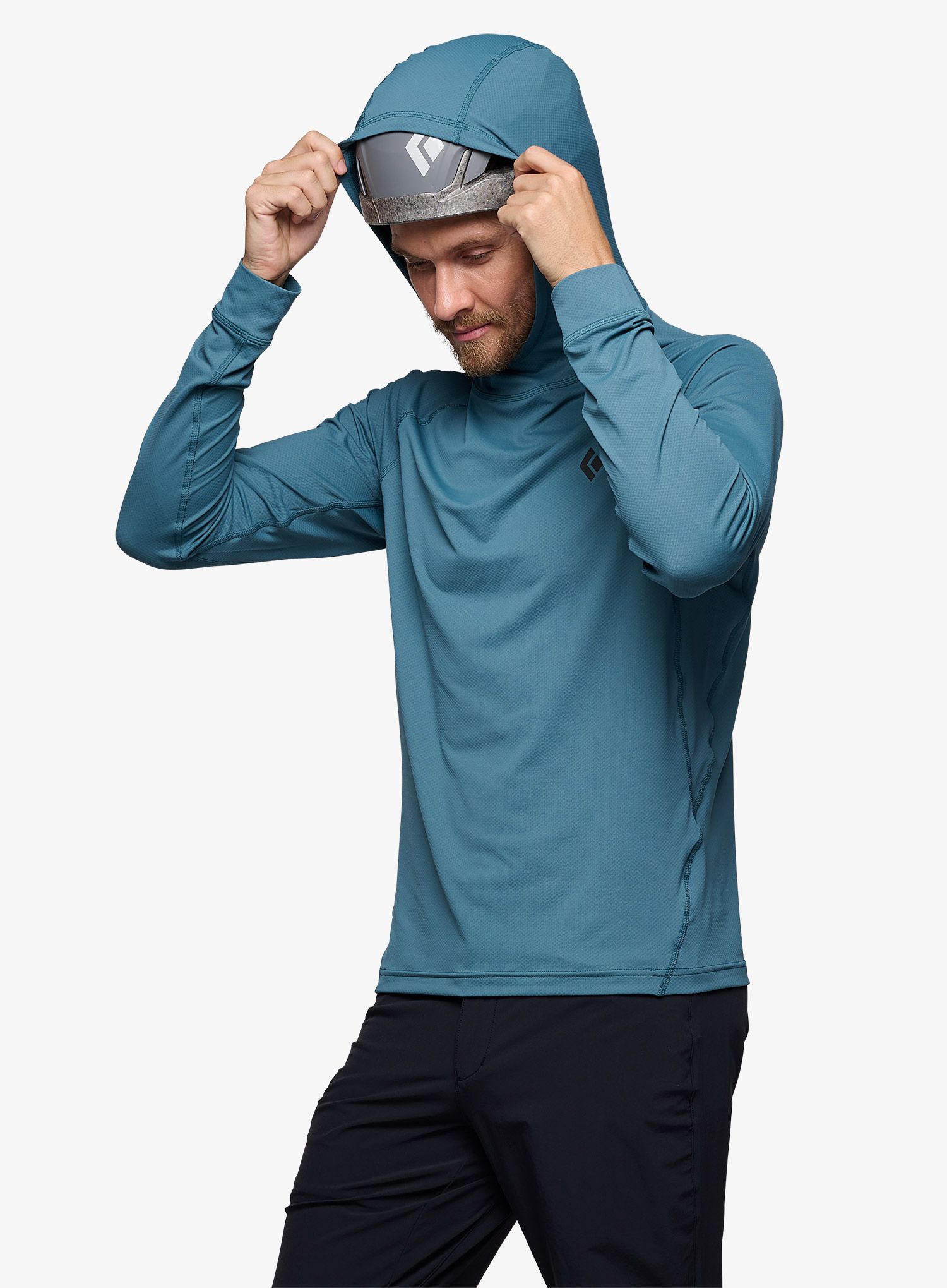 Mikina Black Diamond Alpenglow Hoody - creek blue