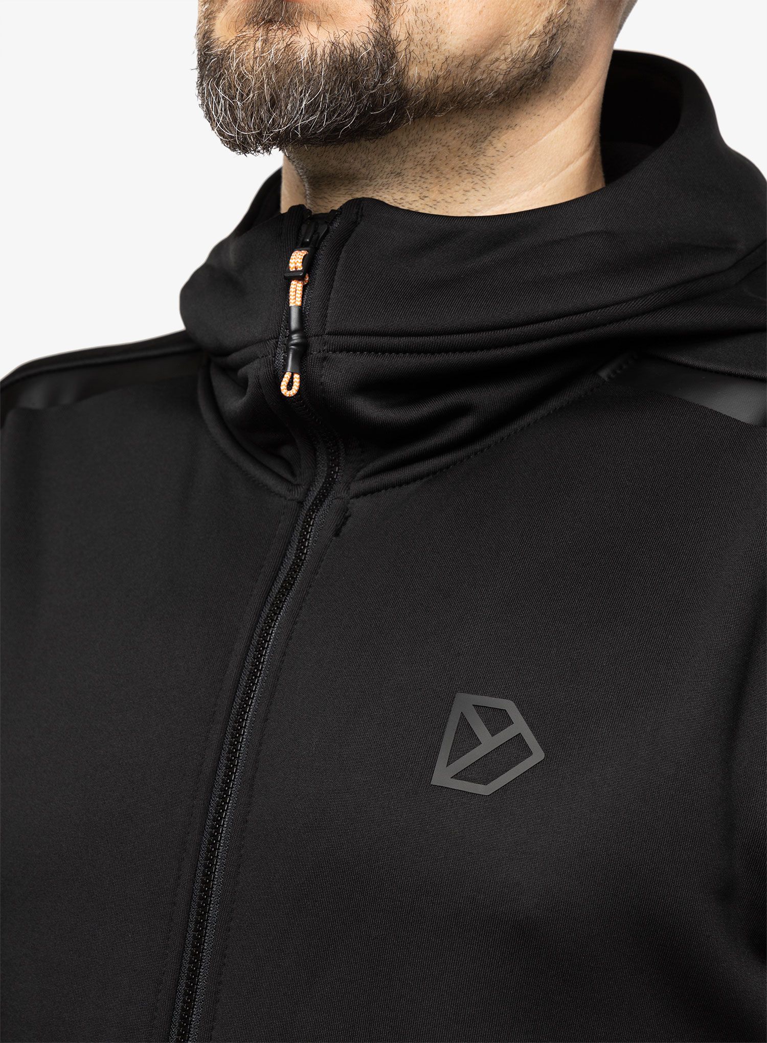Mikina s kapucí Didriksons Acke Full Zip 2 - black