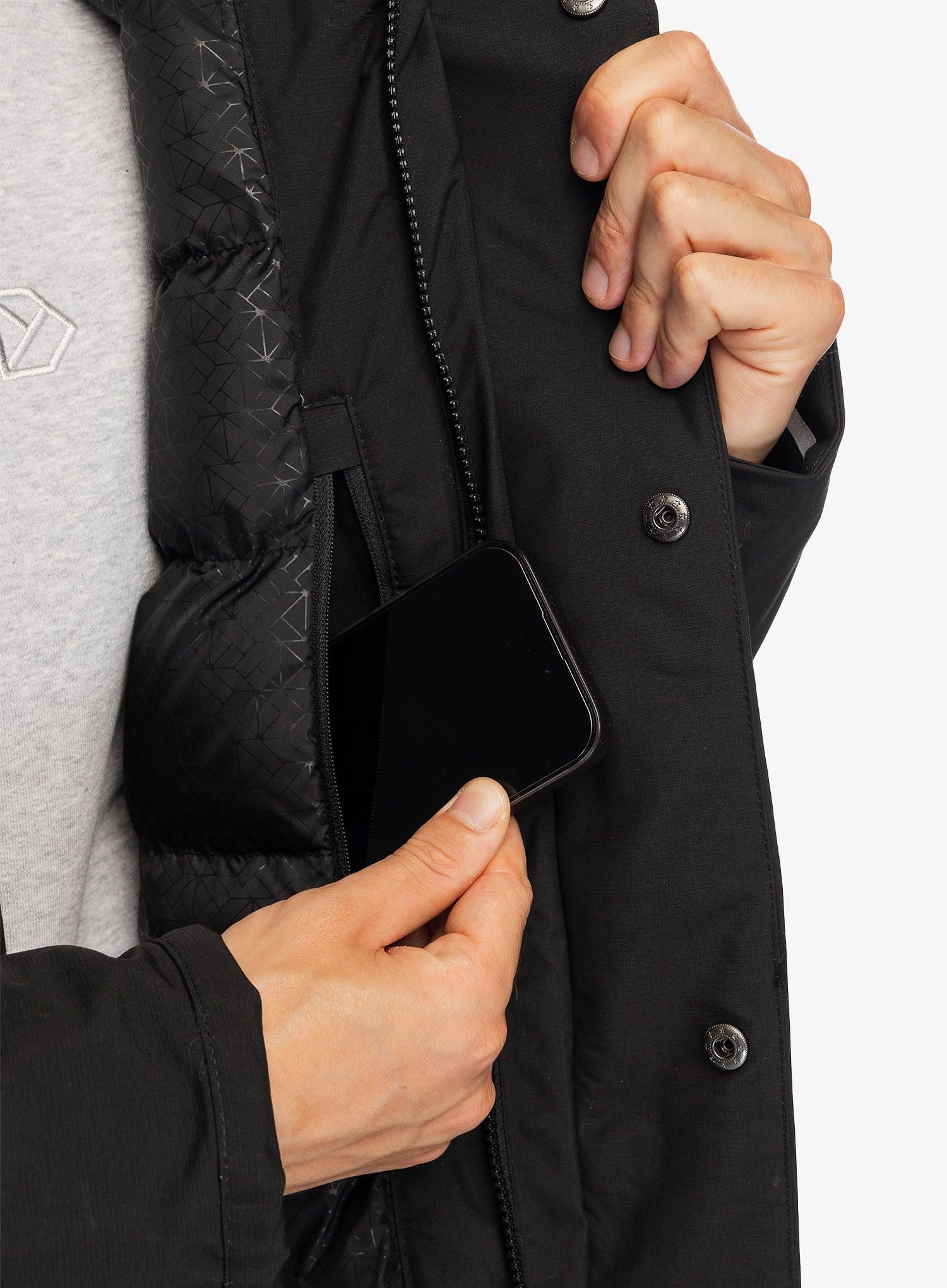 Kabát Didriksons Akilles Parka - black