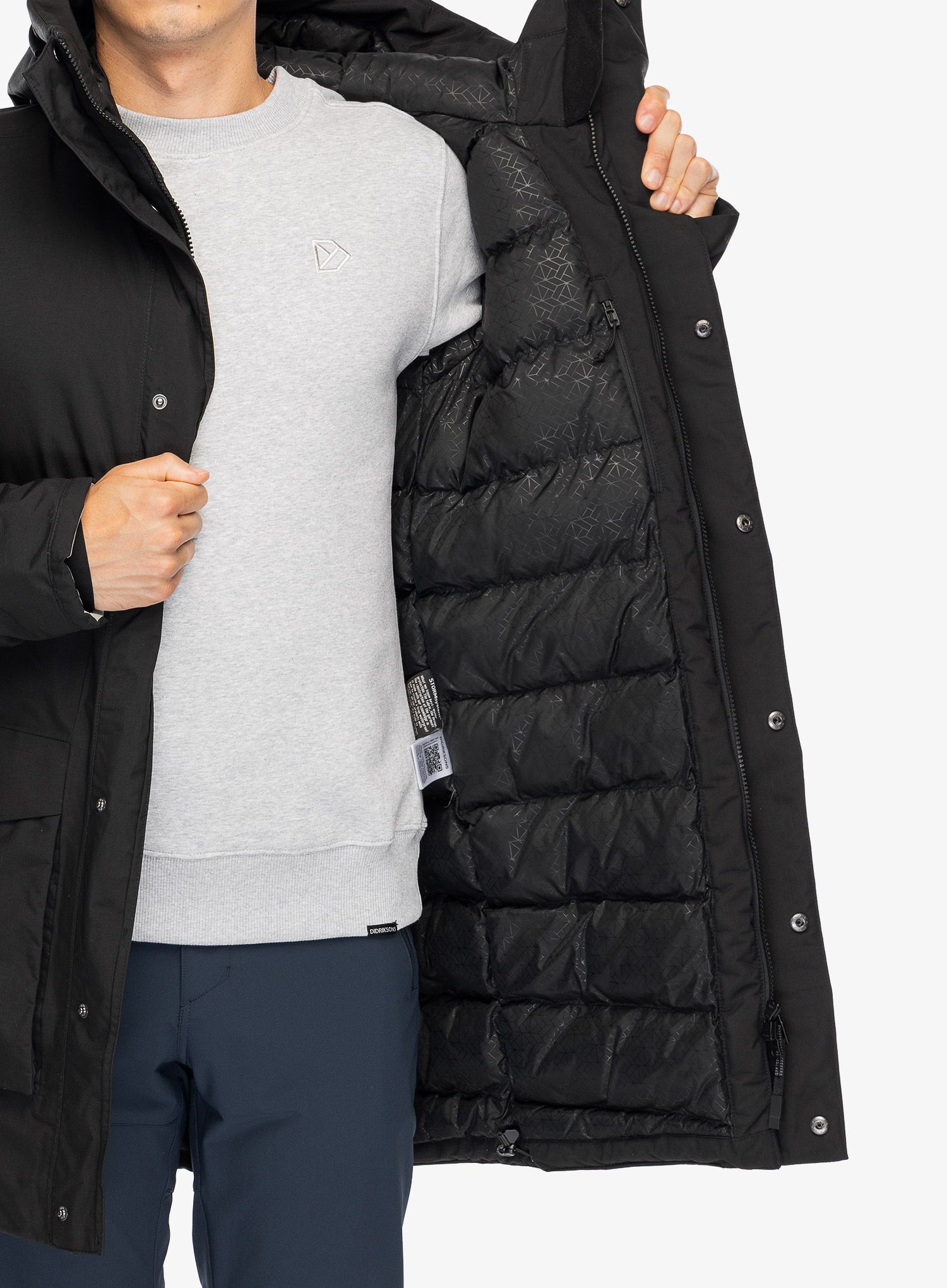 Kabát Didriksons Akilles Parka - black