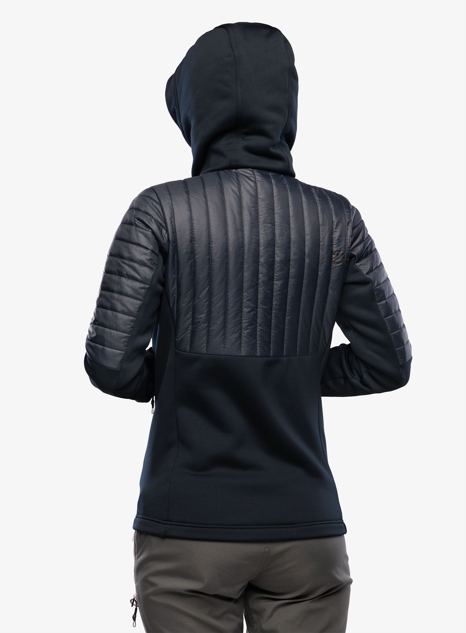 Hybridní bunda dámská Didriksons Annema Full Zip 6 - dark night blue