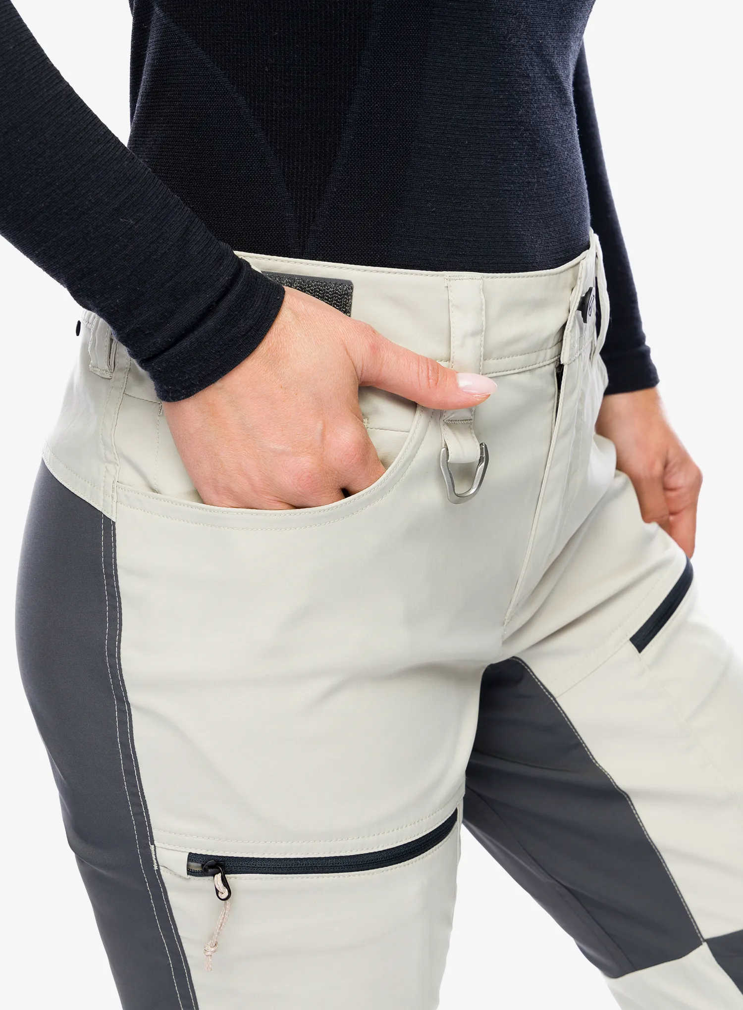 Turistické kalhoty dámské Didriksons Ara Pants 2 - light beige
