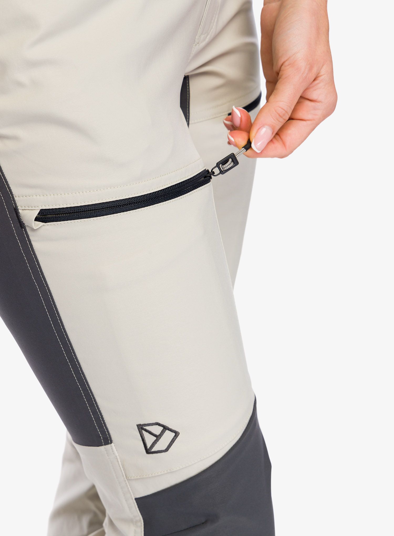 Kalhoty dámské Didriksons Ara Pants - light beige