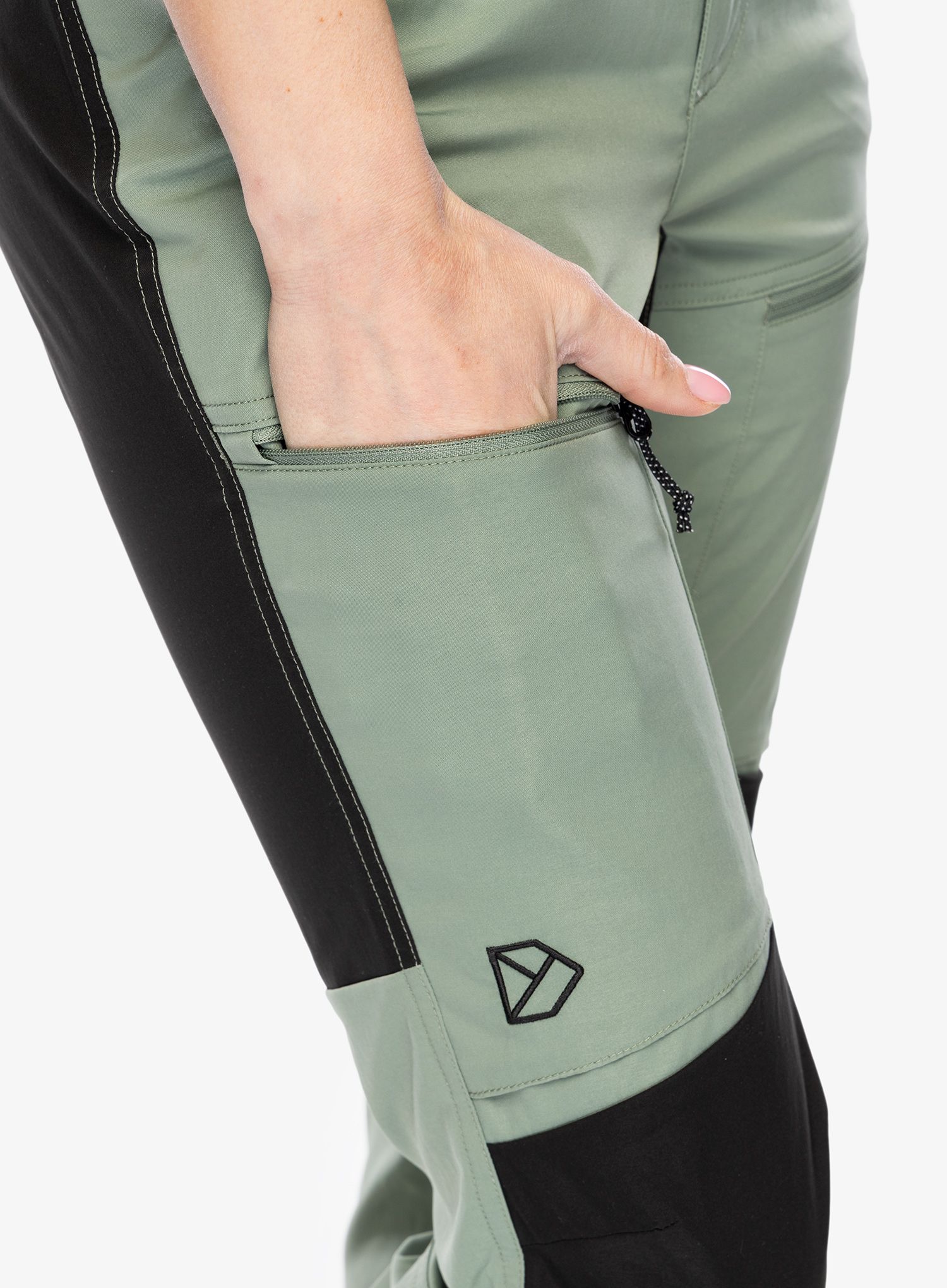 Kalhoty dámské Didriksons Ara Pants - light moss