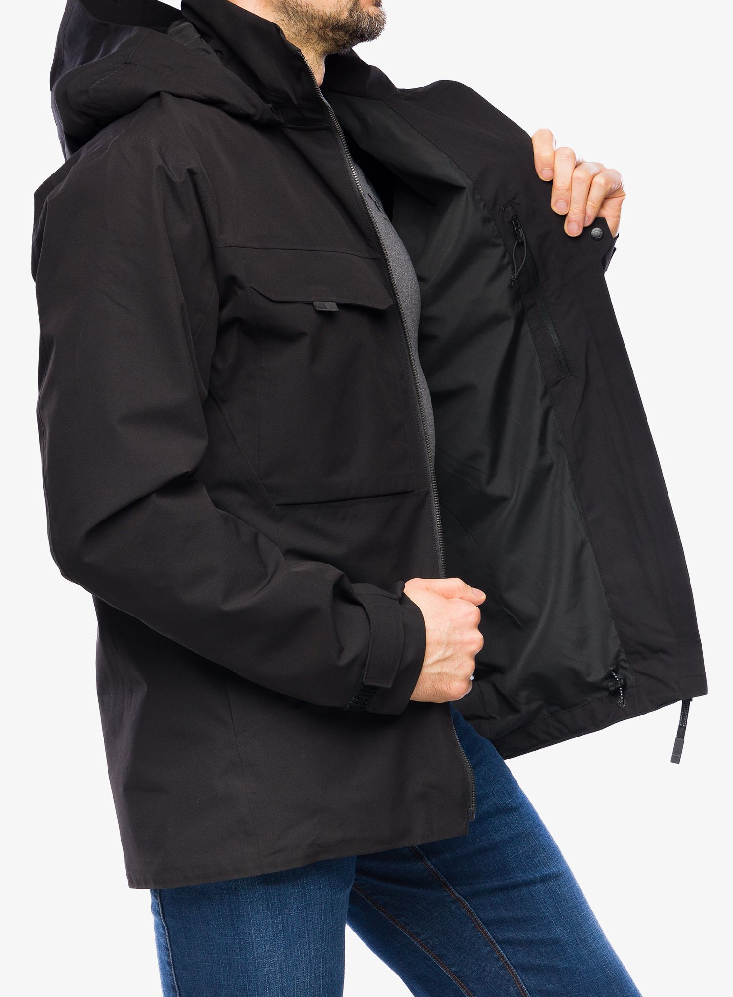 Bunda do deště Didriksons Aston Jacket 5 - black