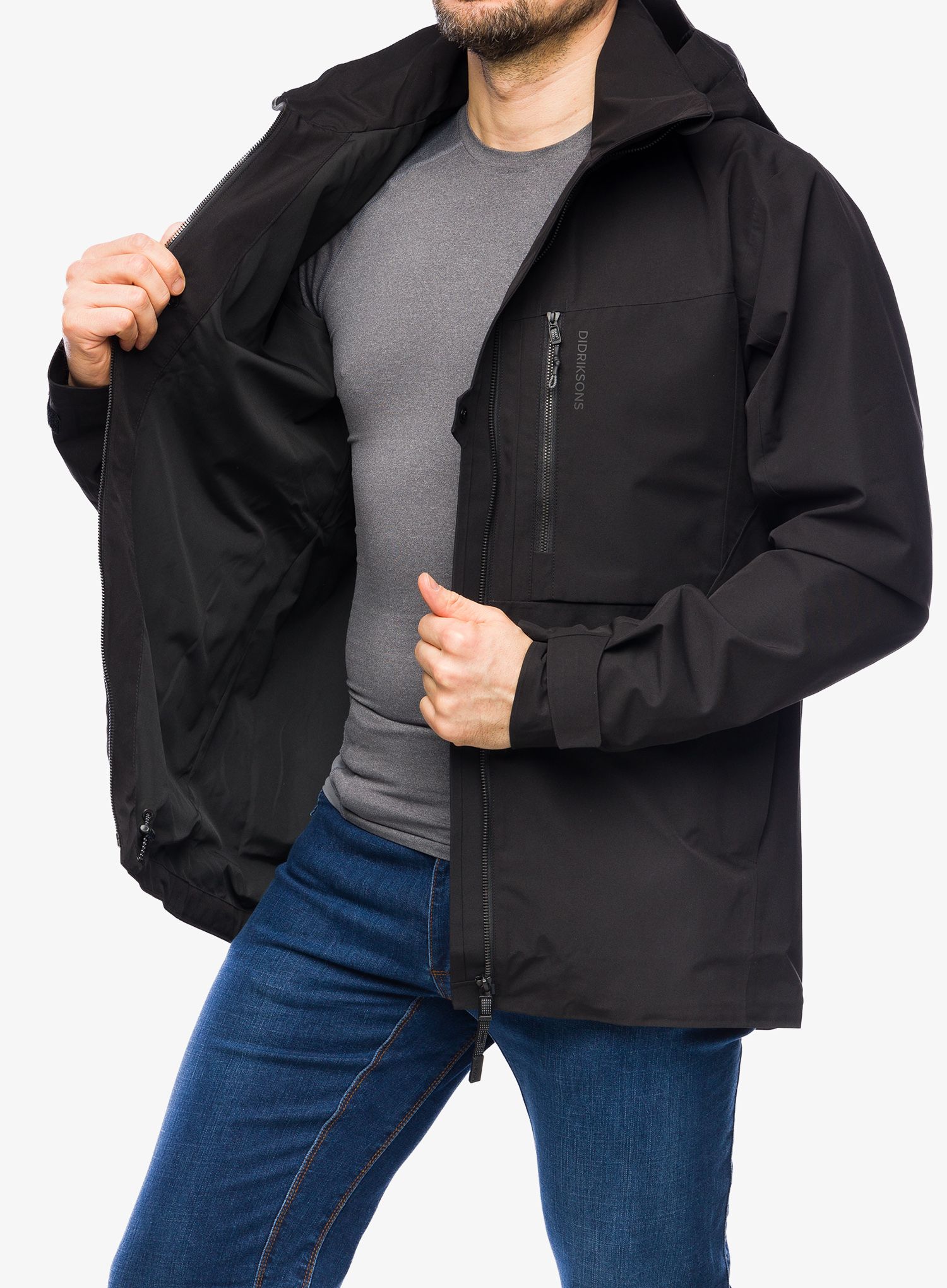 Bunda do deště Didriksons Aston Jacket 5 - black