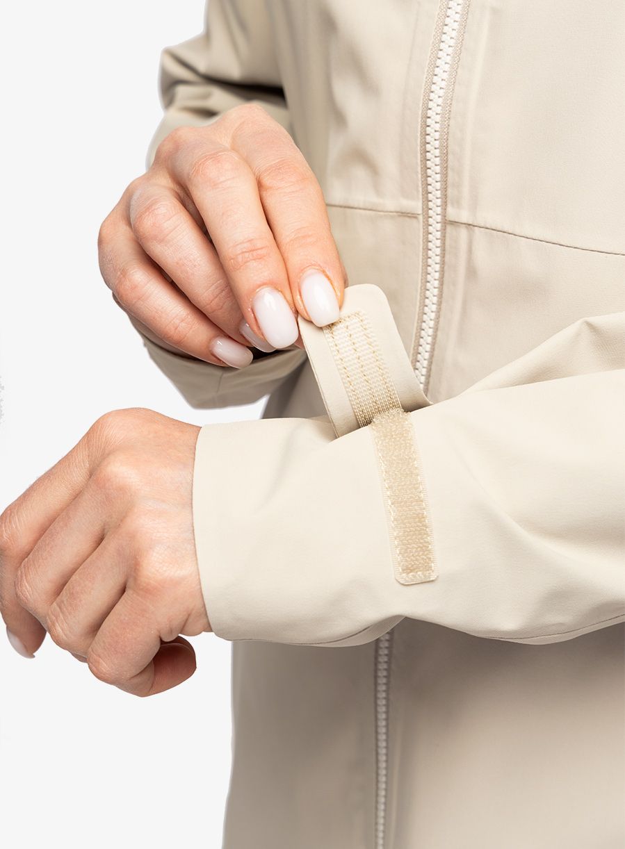 Dámský kabát Didriksons Bea Parka 6 - clay beige