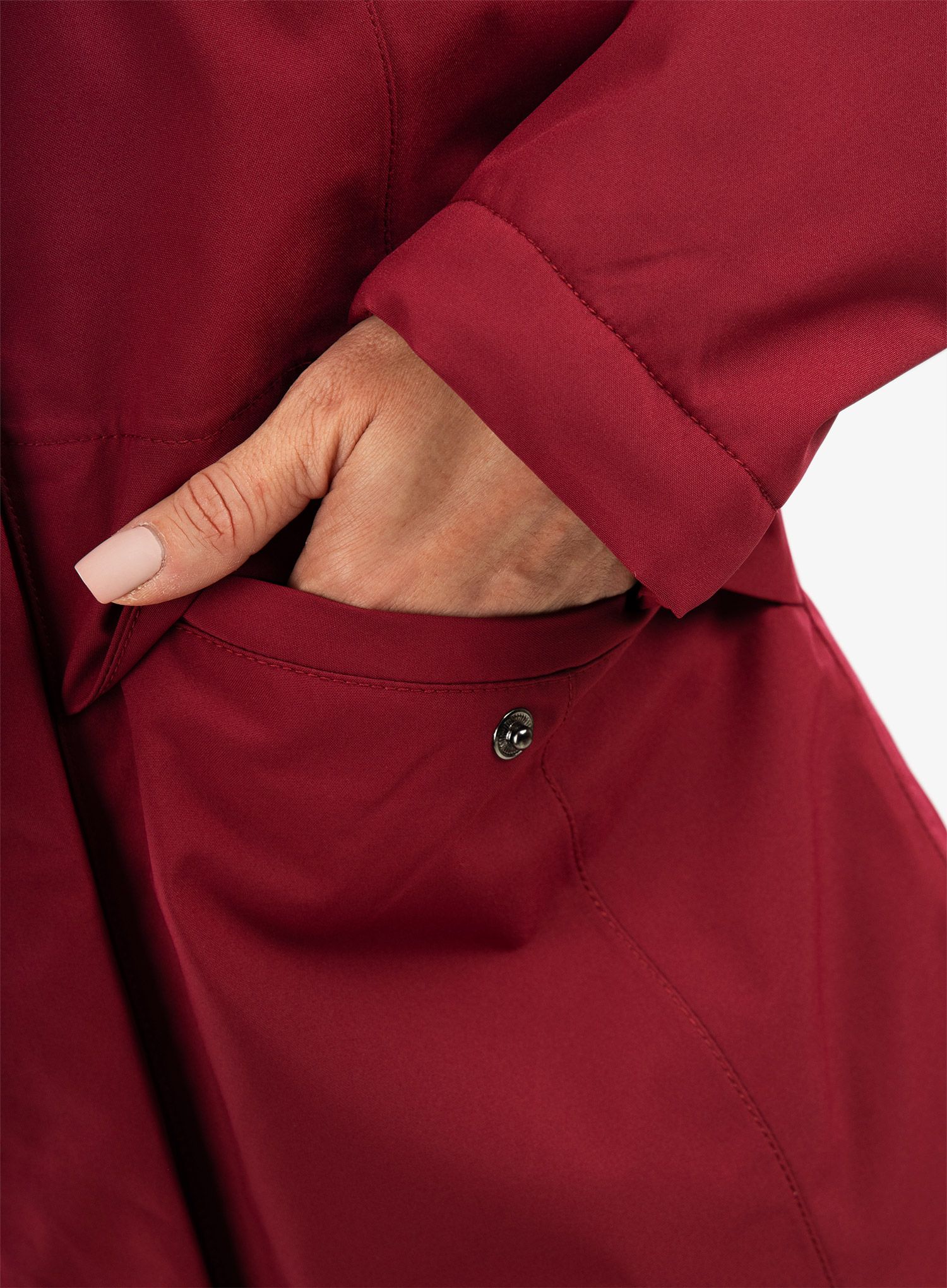 Dámský kabát Didriksons Cajsa Parka 4 - ruby red
