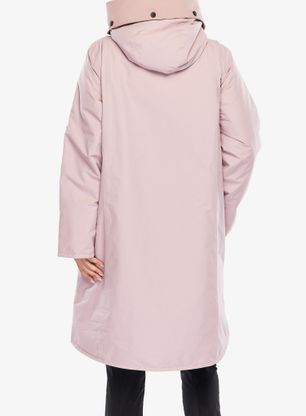Dámský kabát Didriksons Elissa Parka - oyster lilac