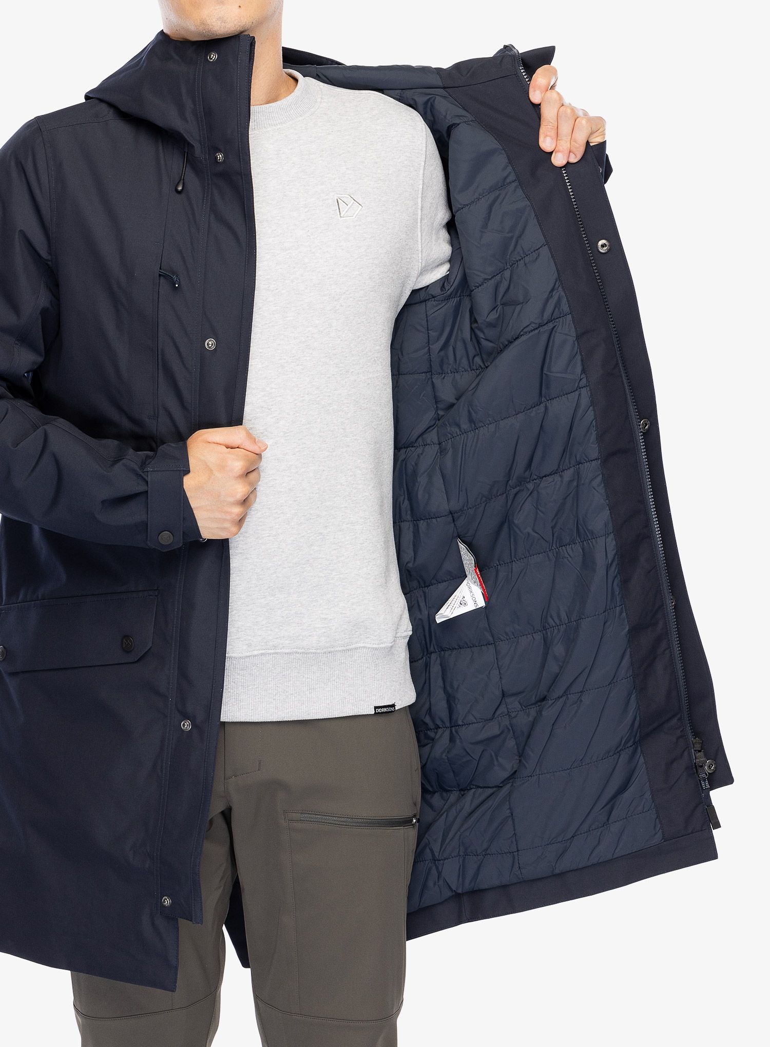 Kabát Didriksons Falke Parka - dark night blue