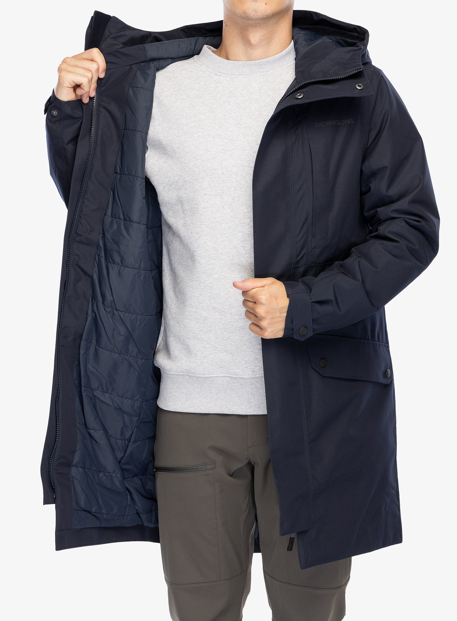 Kabát Didriksons Falke Parka - dark night blue