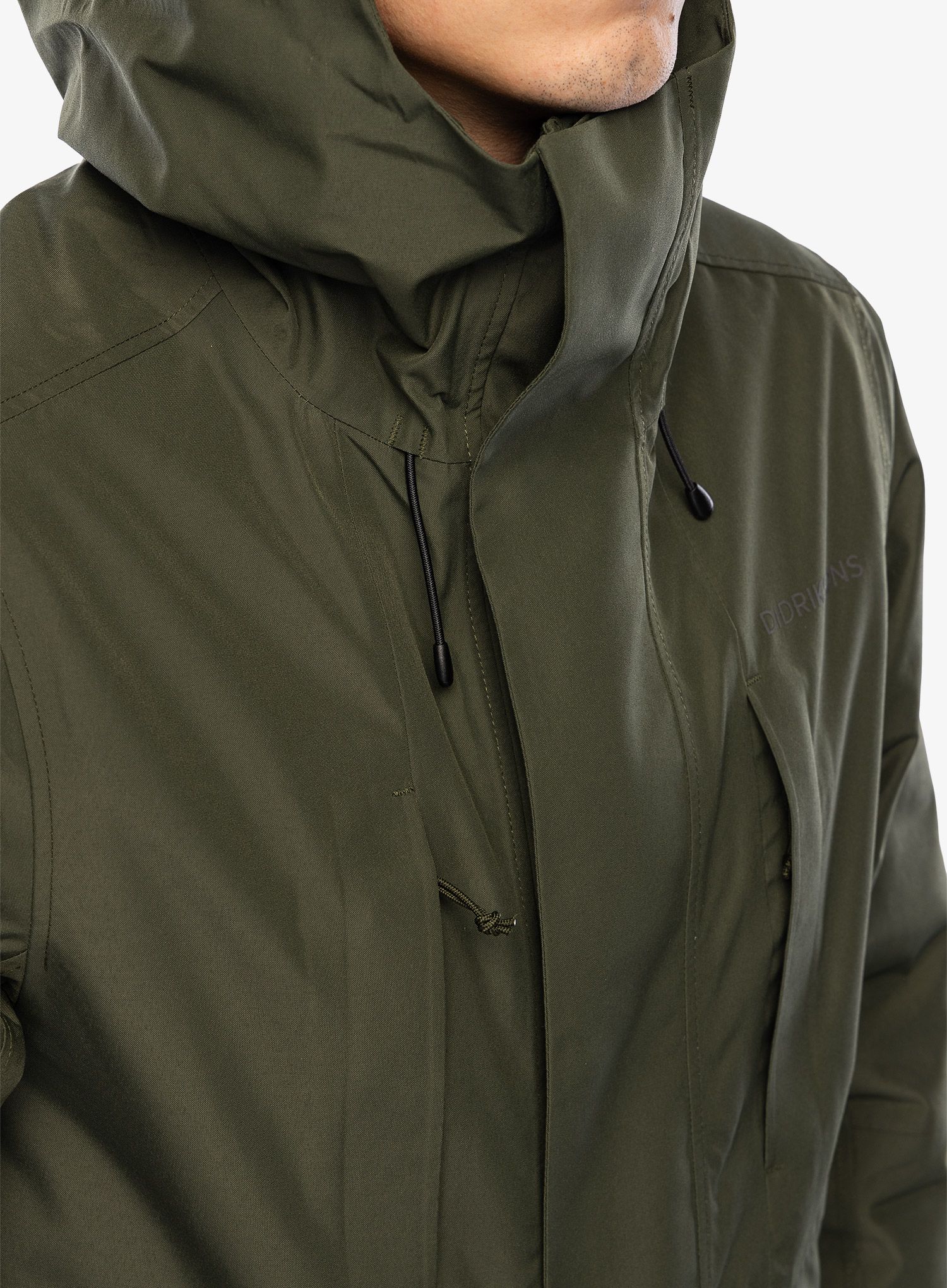 Kabát Didriksons Falke Parka - deep green