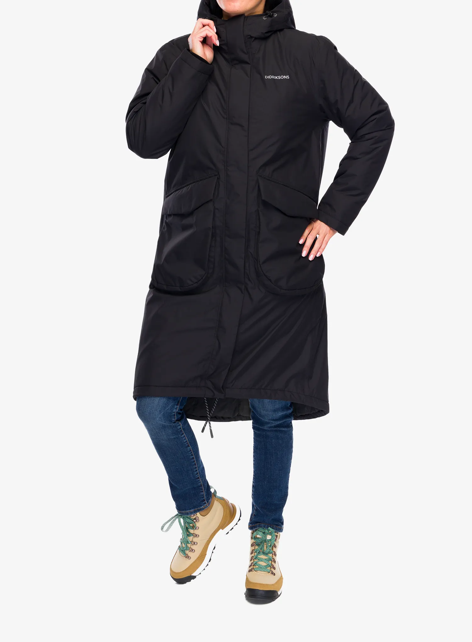 Dámský kabát Didriksons Fara Parka - black