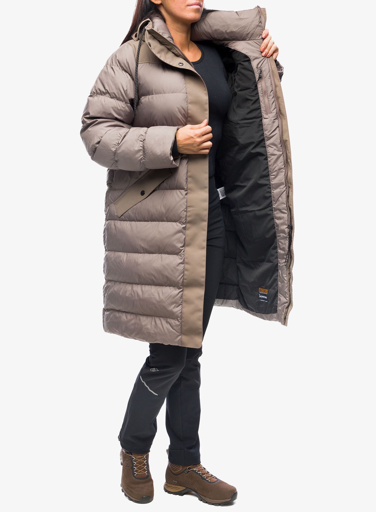 Dámská zimní parka Didriksons Fay Parka - bark