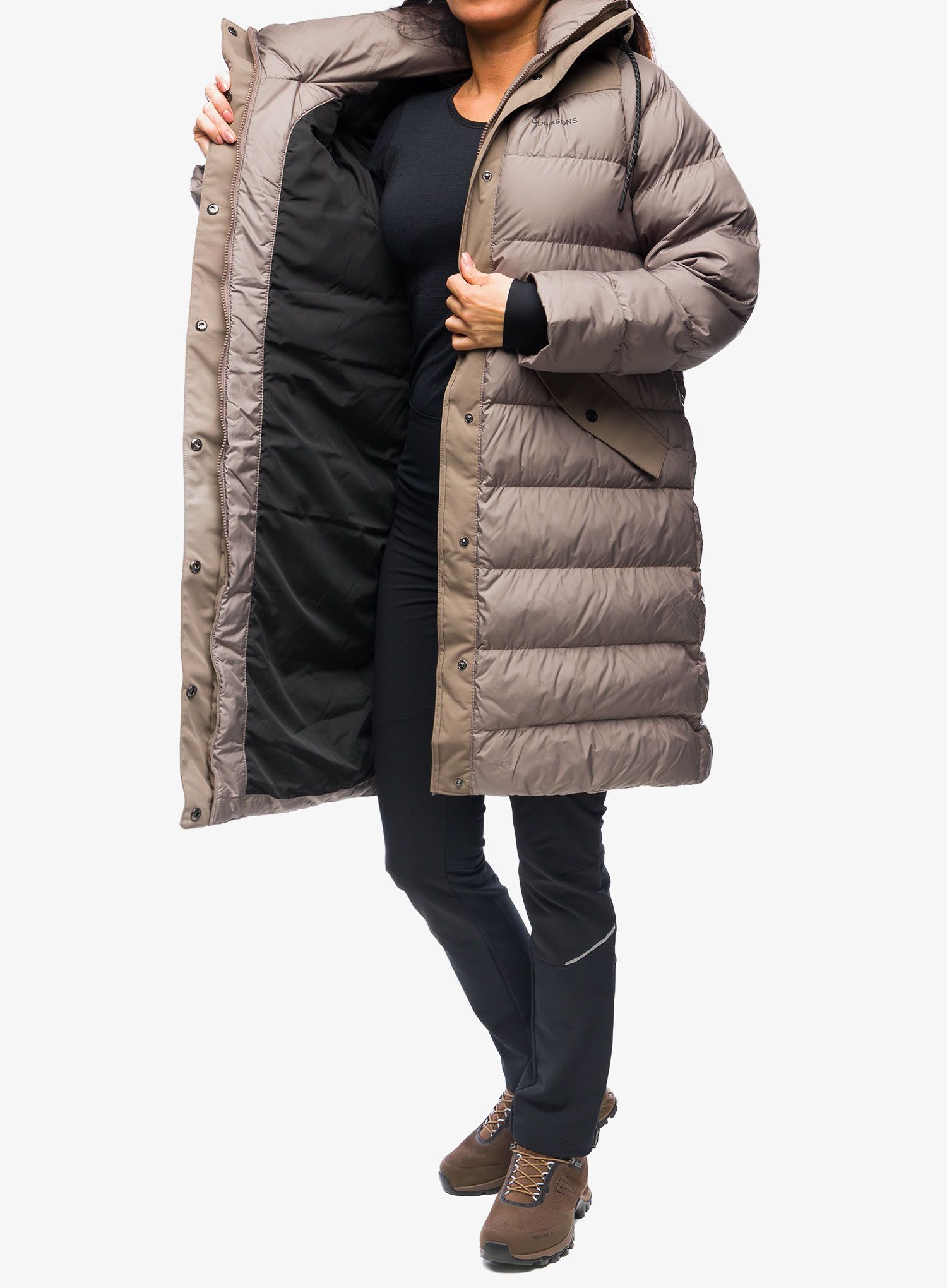 Dámská zimní parka Didriksons Fay Parka - bark