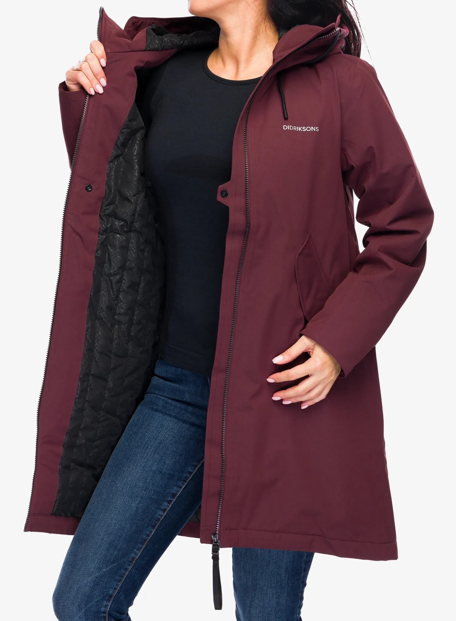 Dámský kabát Didriksons Fia Parka - old rust