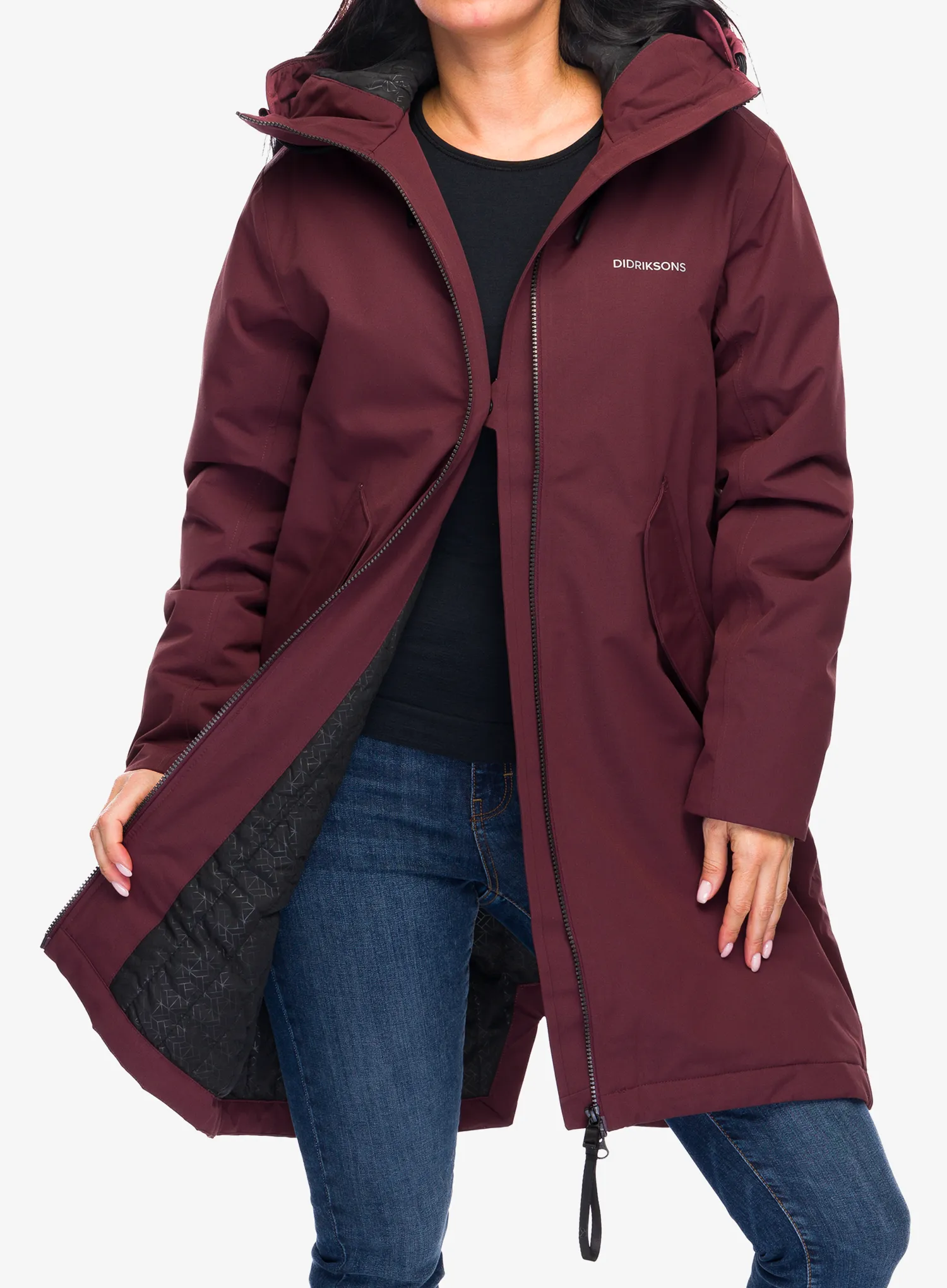 Dámský kabát Didriksons Fia Parka - old rust
