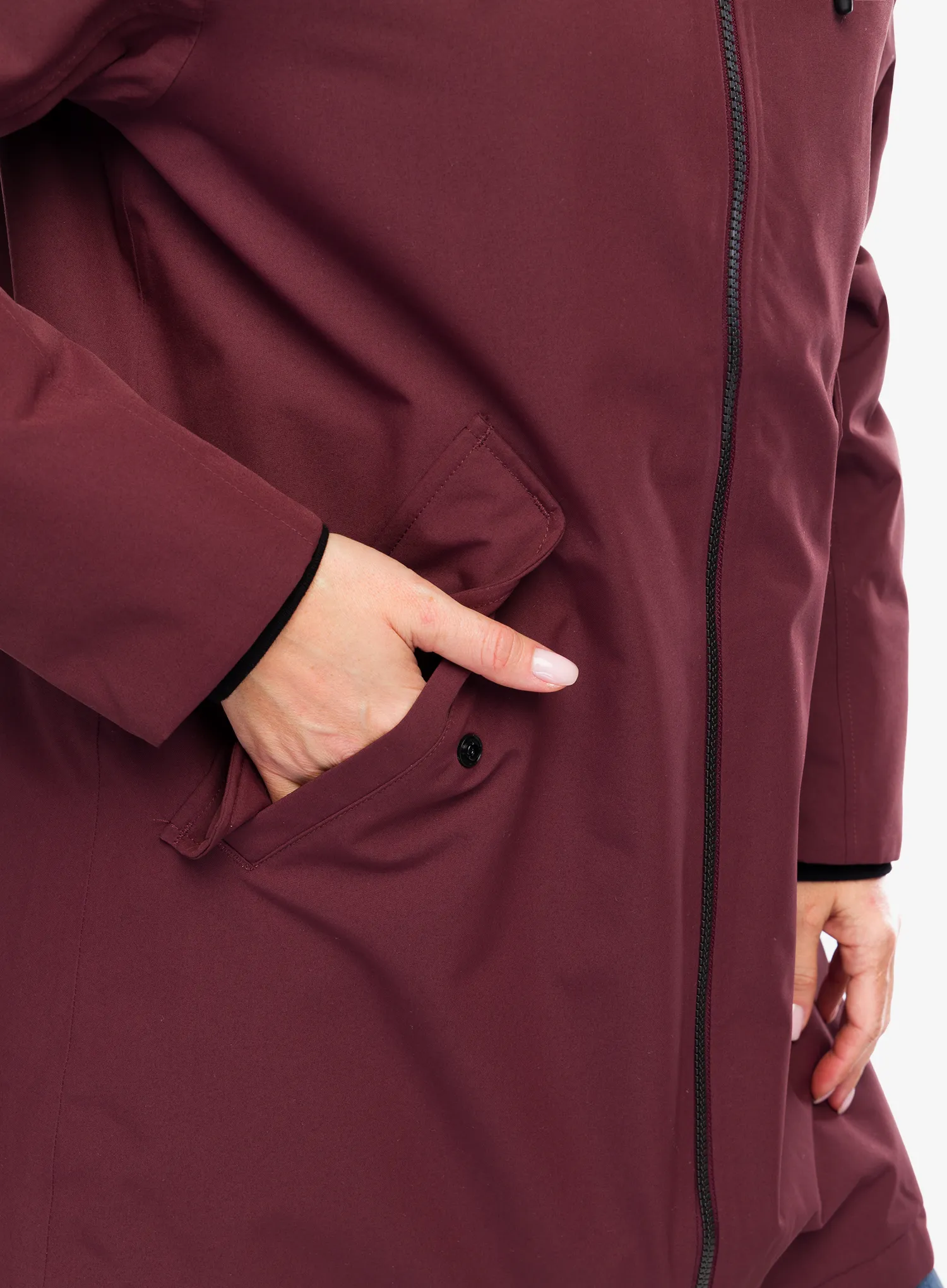 Dámský kabát Didriksons Fia Parka - old rust