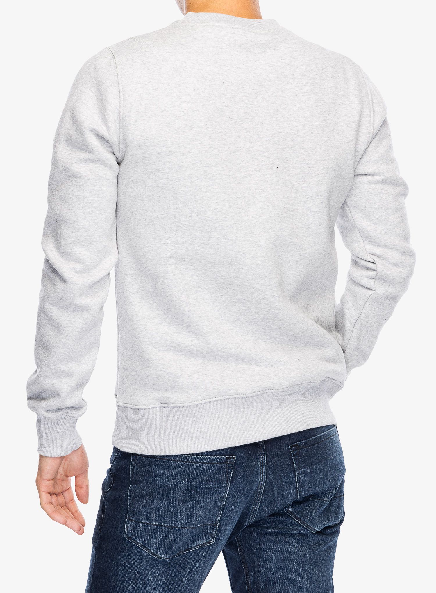 Mikina Didriksons Fyn Sweater - aluminum melange