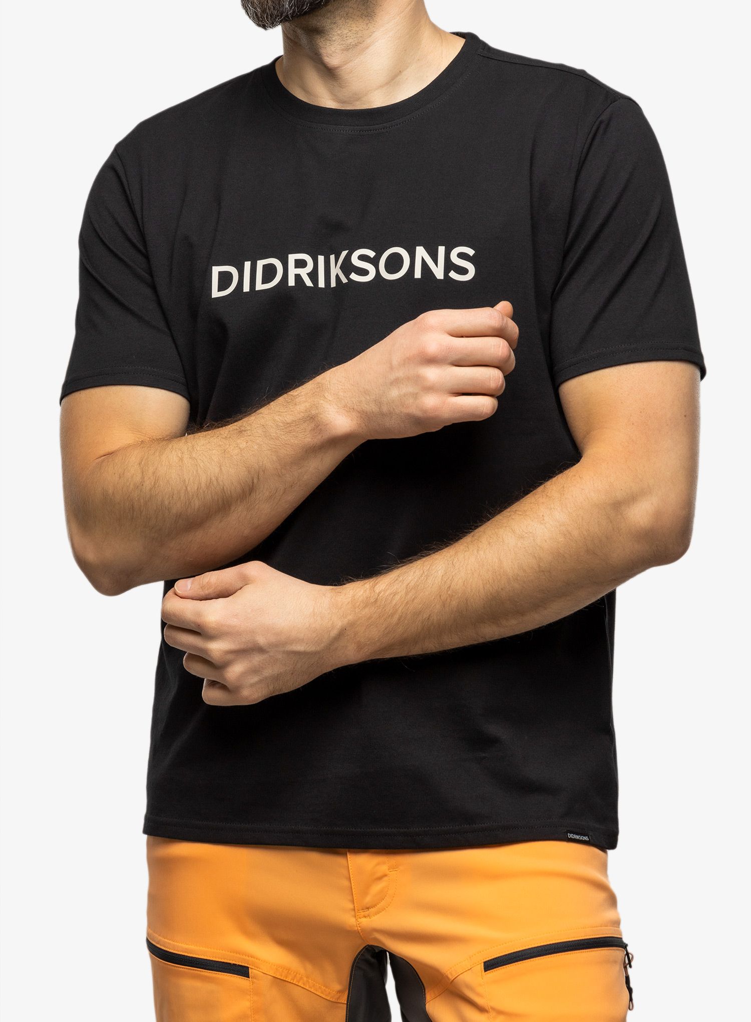 Bavlněné tričko Didriksons Harald T-Shirt Didriksons - black