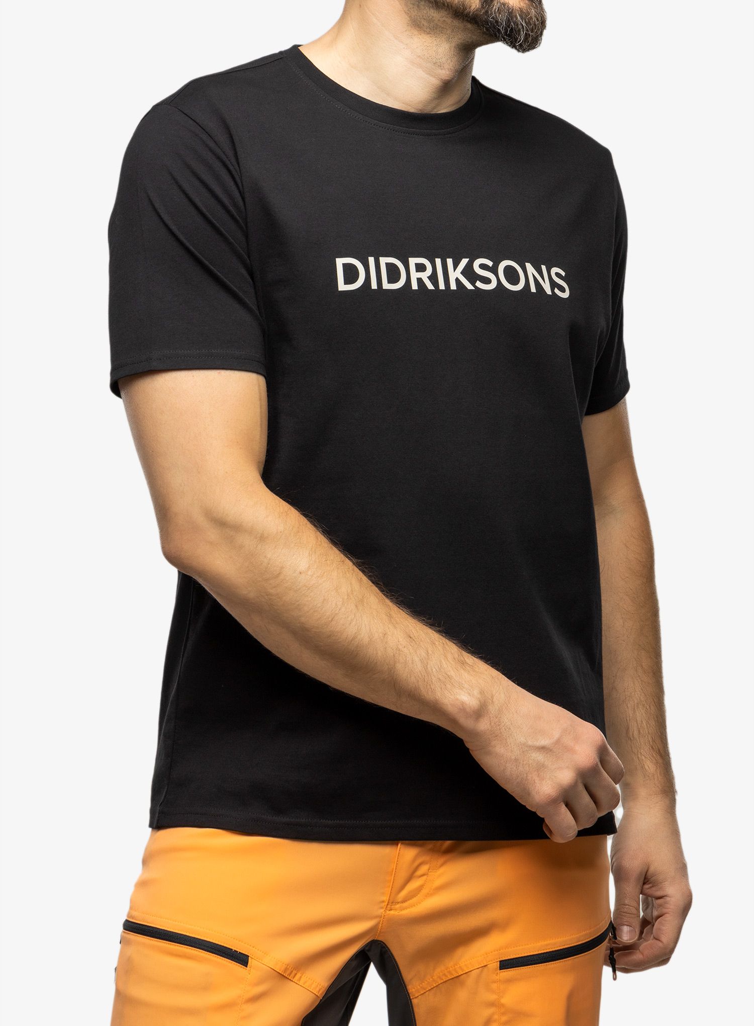 Bavlněné tričko Didriksons Harald T-Shirt Didriksons - black
