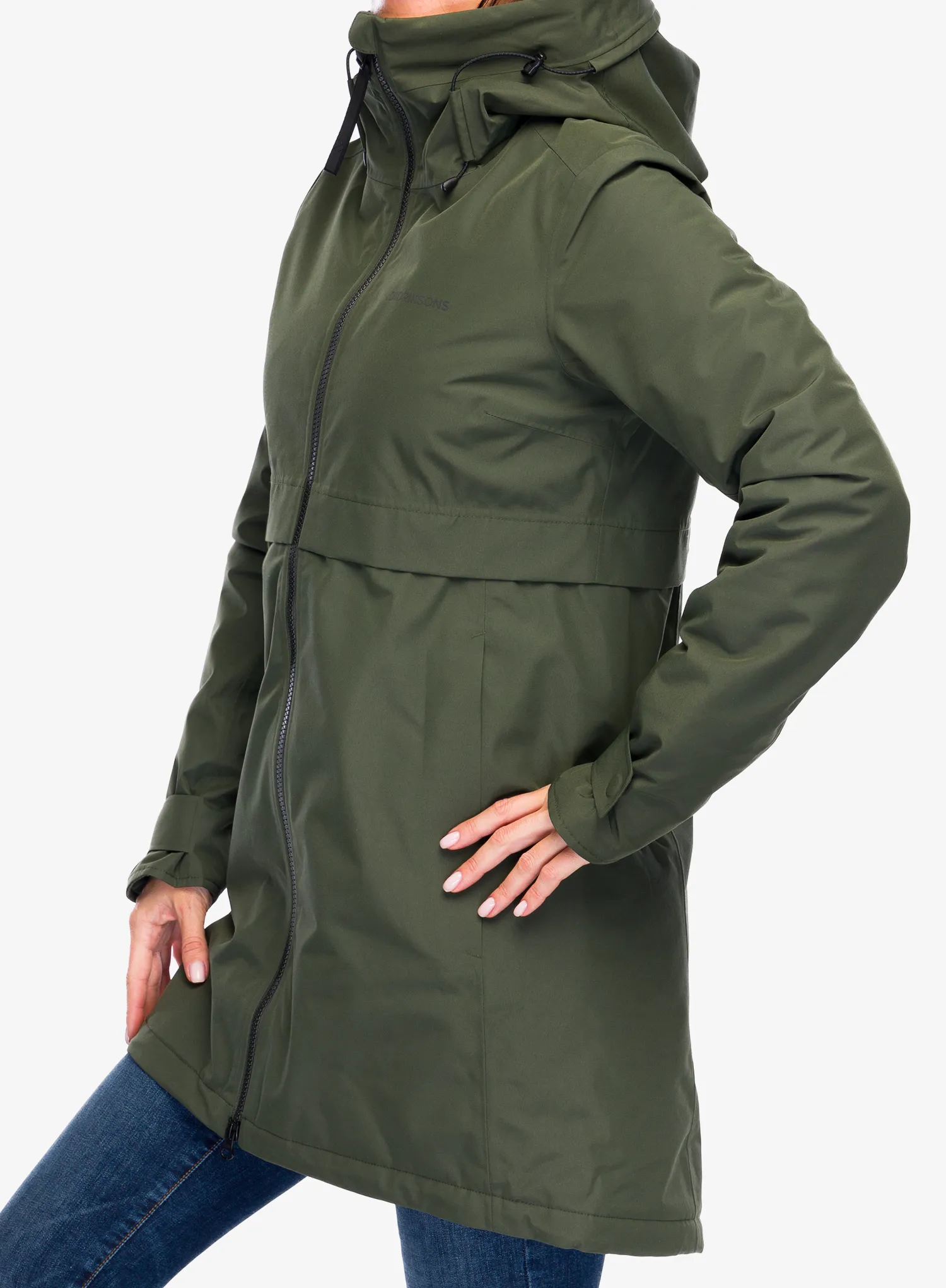 Dámský kabát Didriksons Helle Parka 5 - deep green