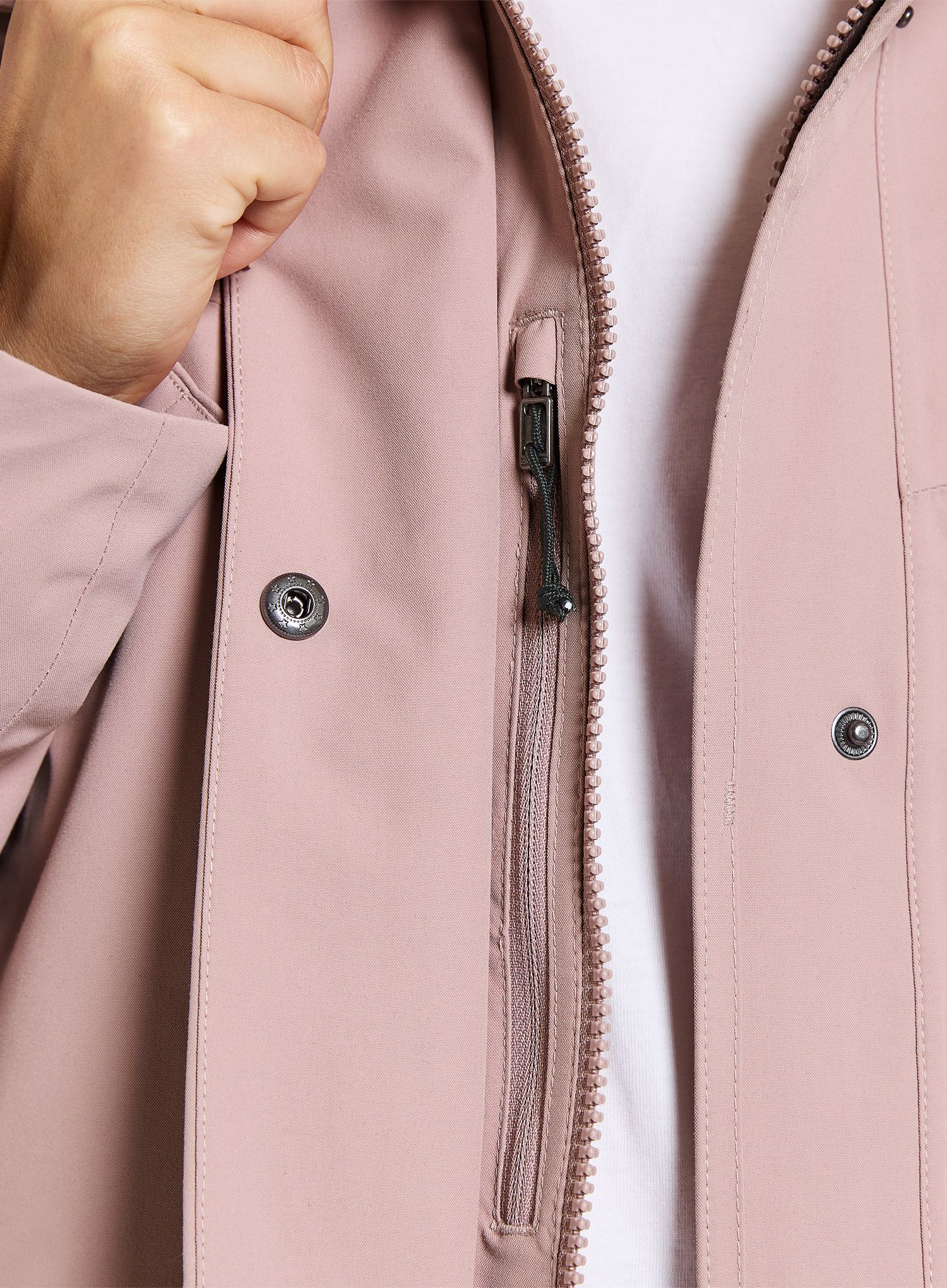 Dámský kabát Didriksons Ilma Parka 8 - oyster lilac