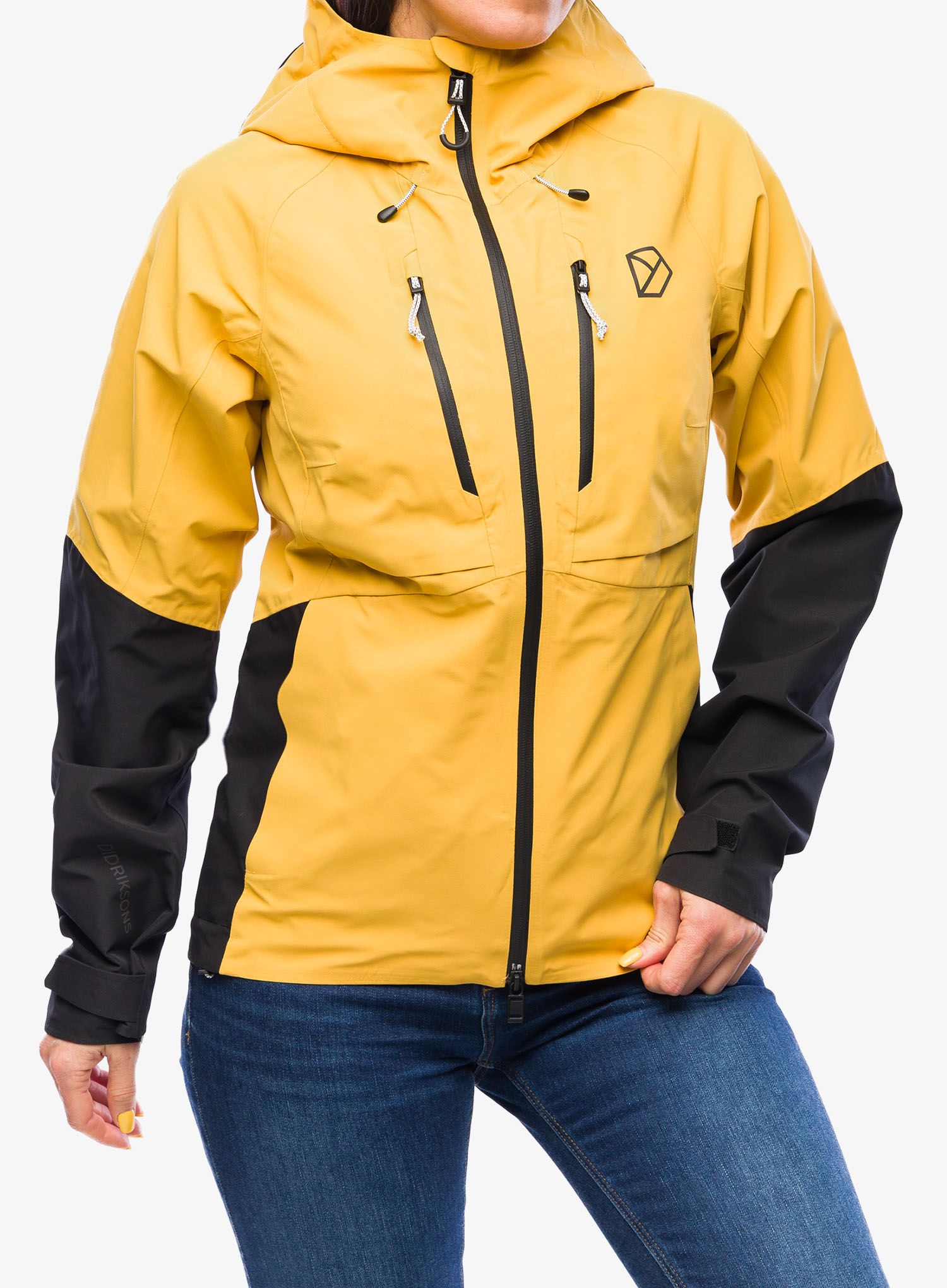 Dámská bunda do deště Didriksons Indus Jacket 2 - mustard