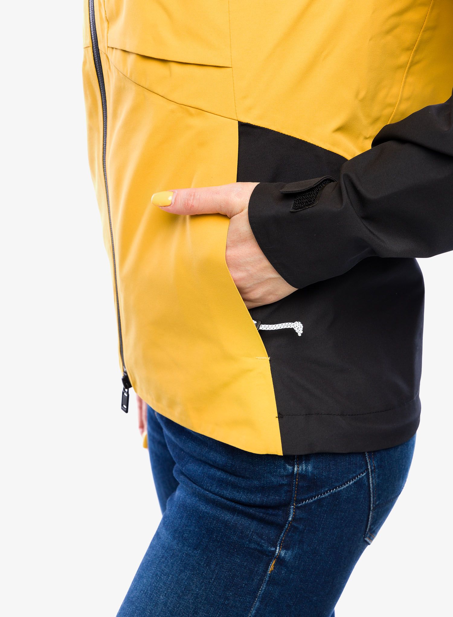 Dámská bunda do deště Didriksons Indus Jacket 2 - mustard