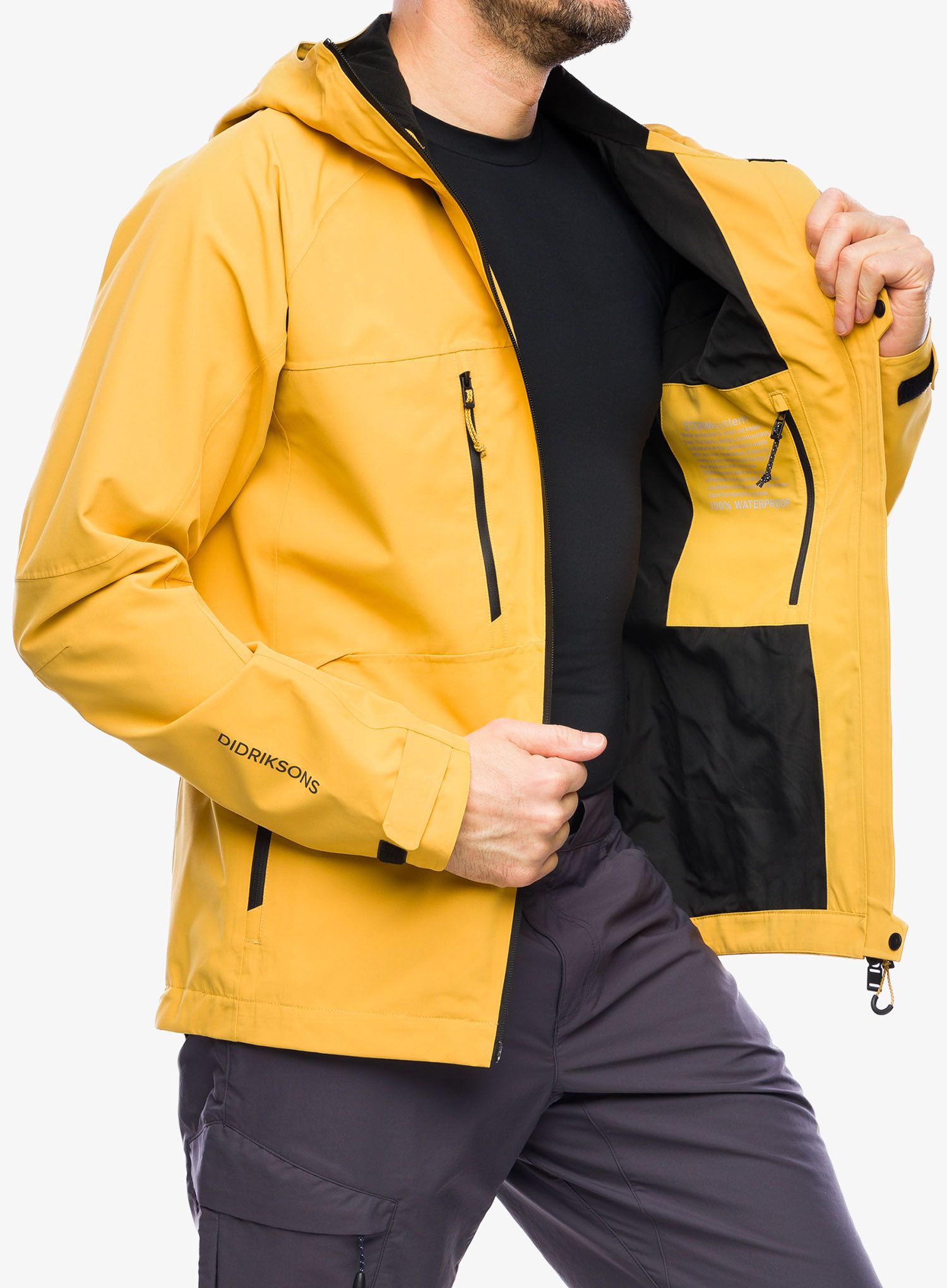 Bunda do deště Didriksons Indus Jacket 2 - mustard