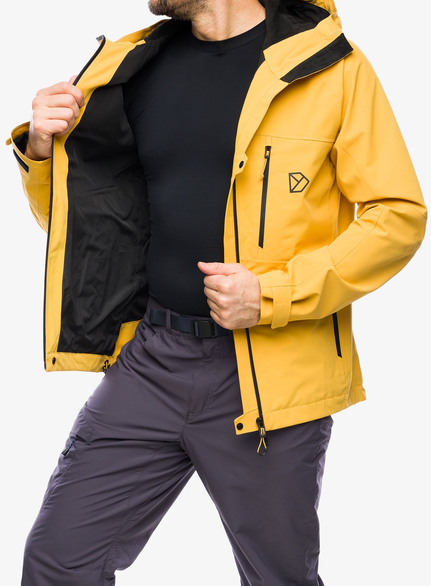 Bunda do deště Didriksons Indus Jacket 2 - mustard