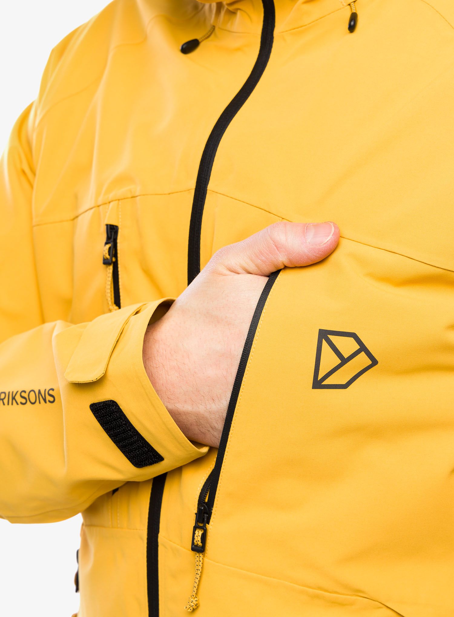 Bunda do deště Didriksons Indus Jacket 2 - mustard