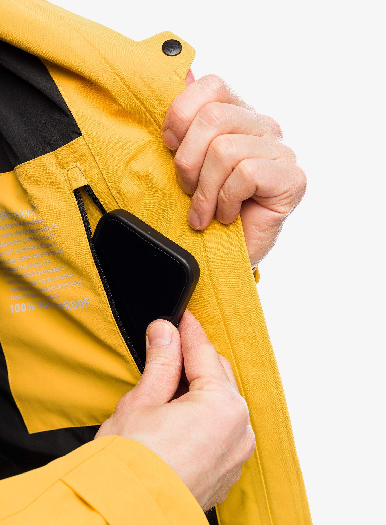 Bunda do deště Didriksons Indus Jacket 2 - mustard