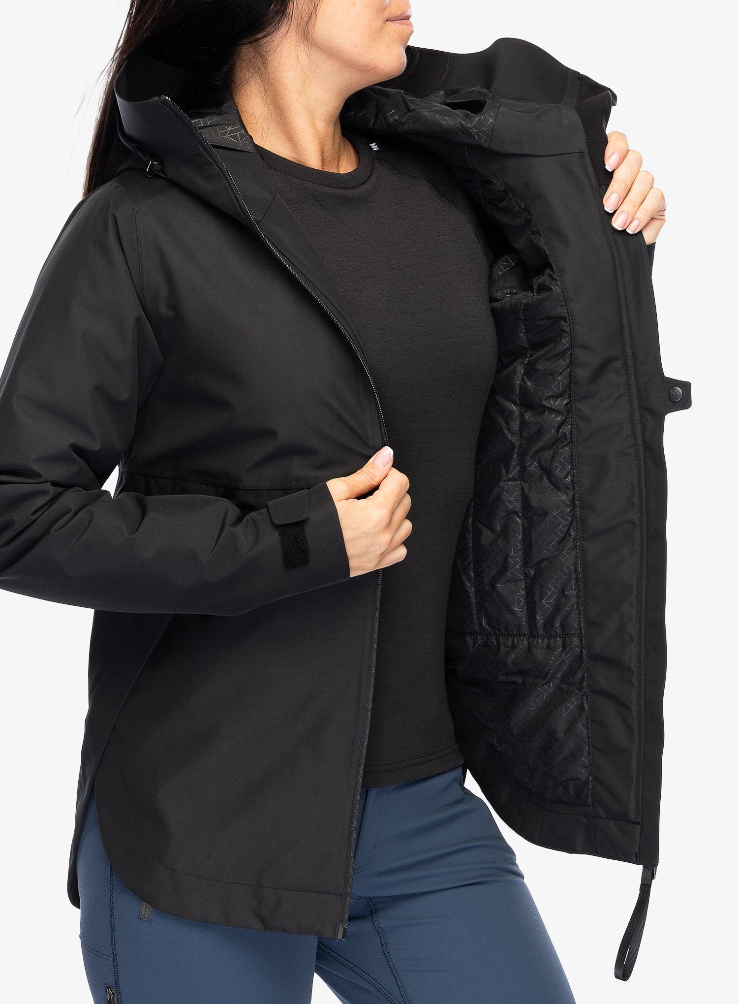 Zateplená bunda dámská Didriksons Jennie Jacket 2 - black
