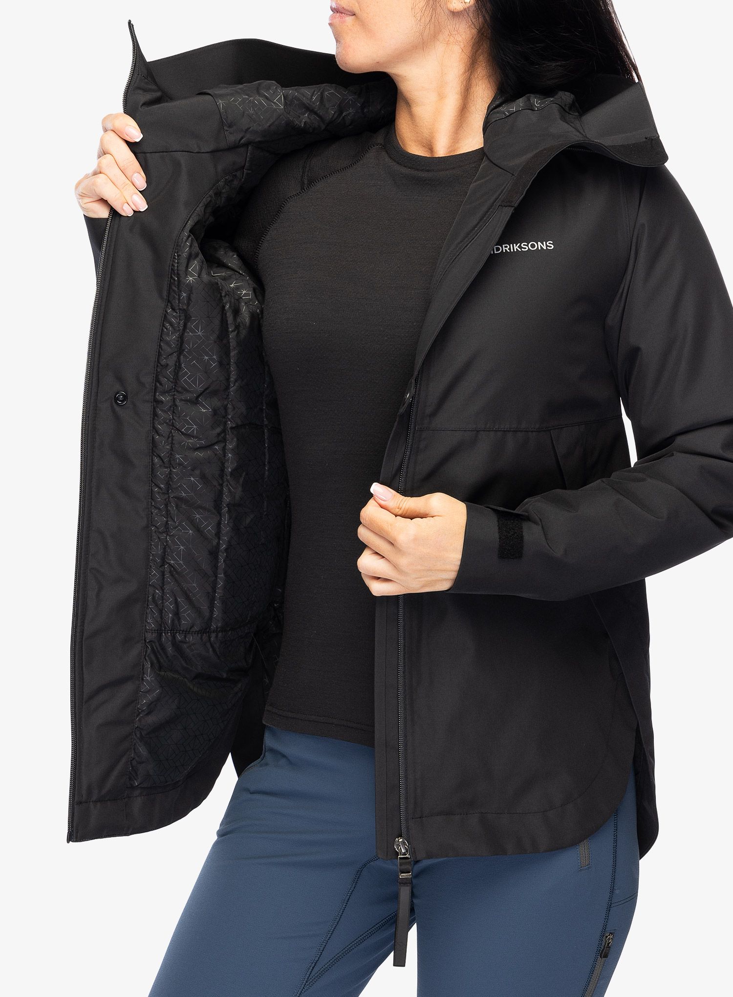 Zateplená bunda dámská Didriksons Jennie Jacket 2 - black