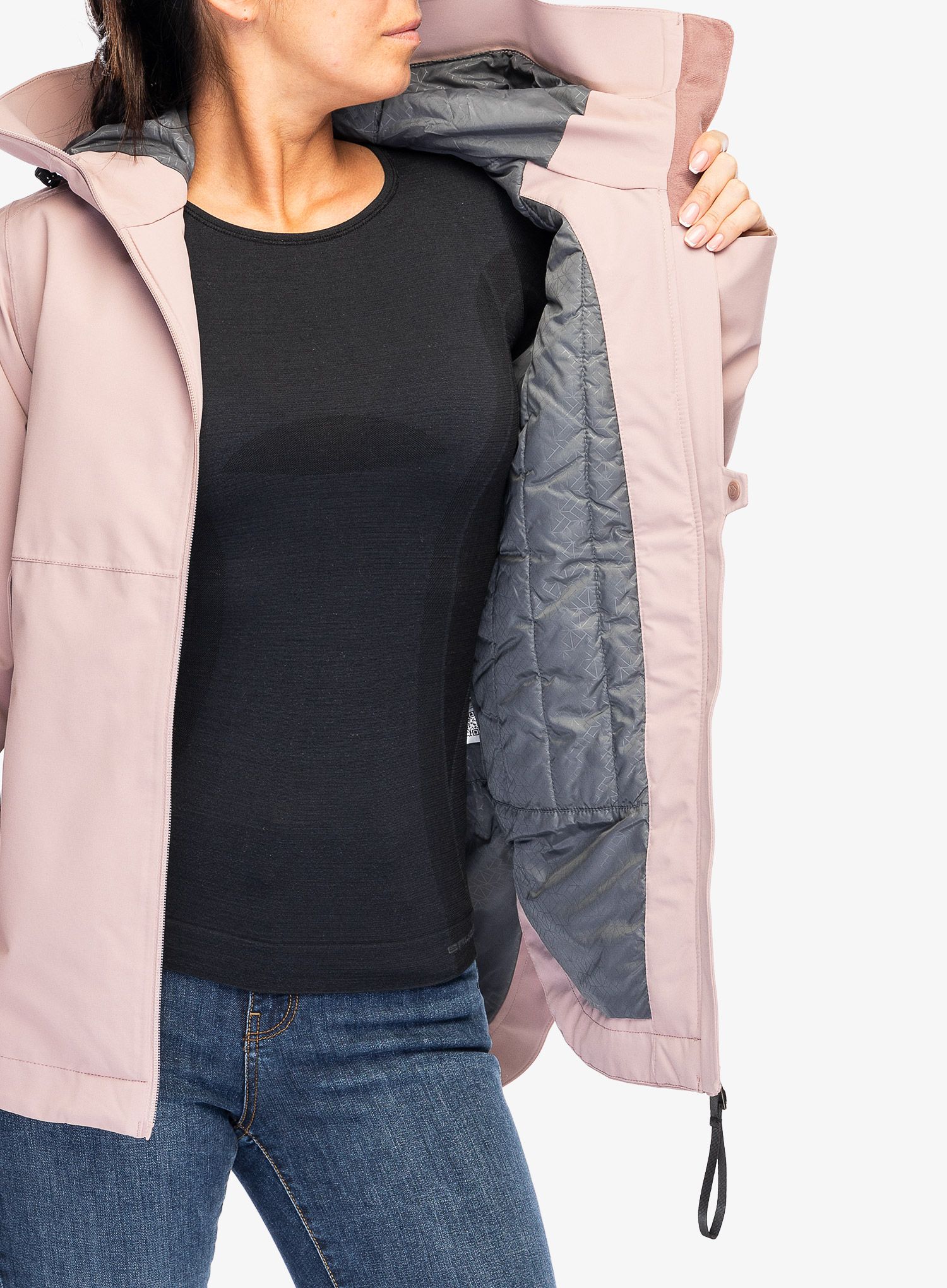 Zateplená bunda dámská Didriksons Jennie Jacket 2 - oyster lilac