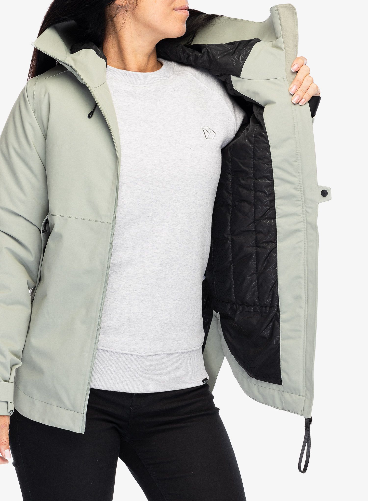 Zateplená bunda dámská Didriksons Jennie Jacket 2 - wilted leaf