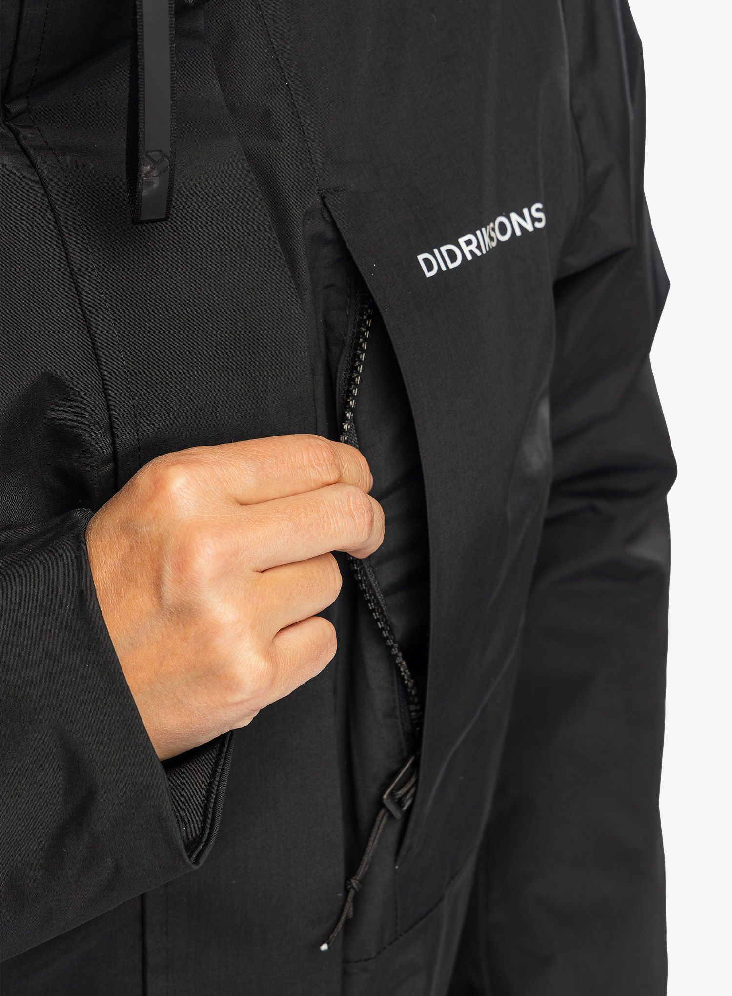 Dámský kabát Didriksons Leya Parka Long 3 - black