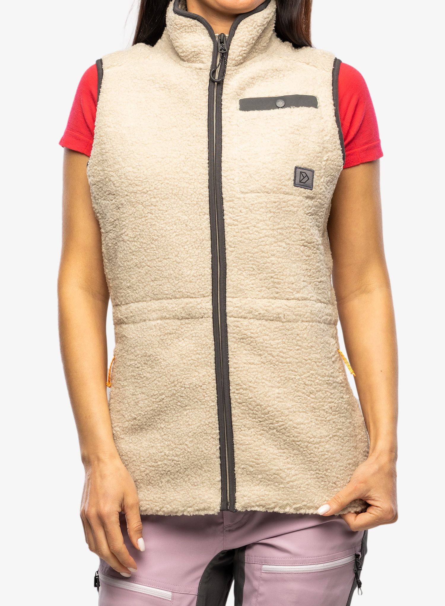Vesta dámská Didriksons Libra Vest - light beige